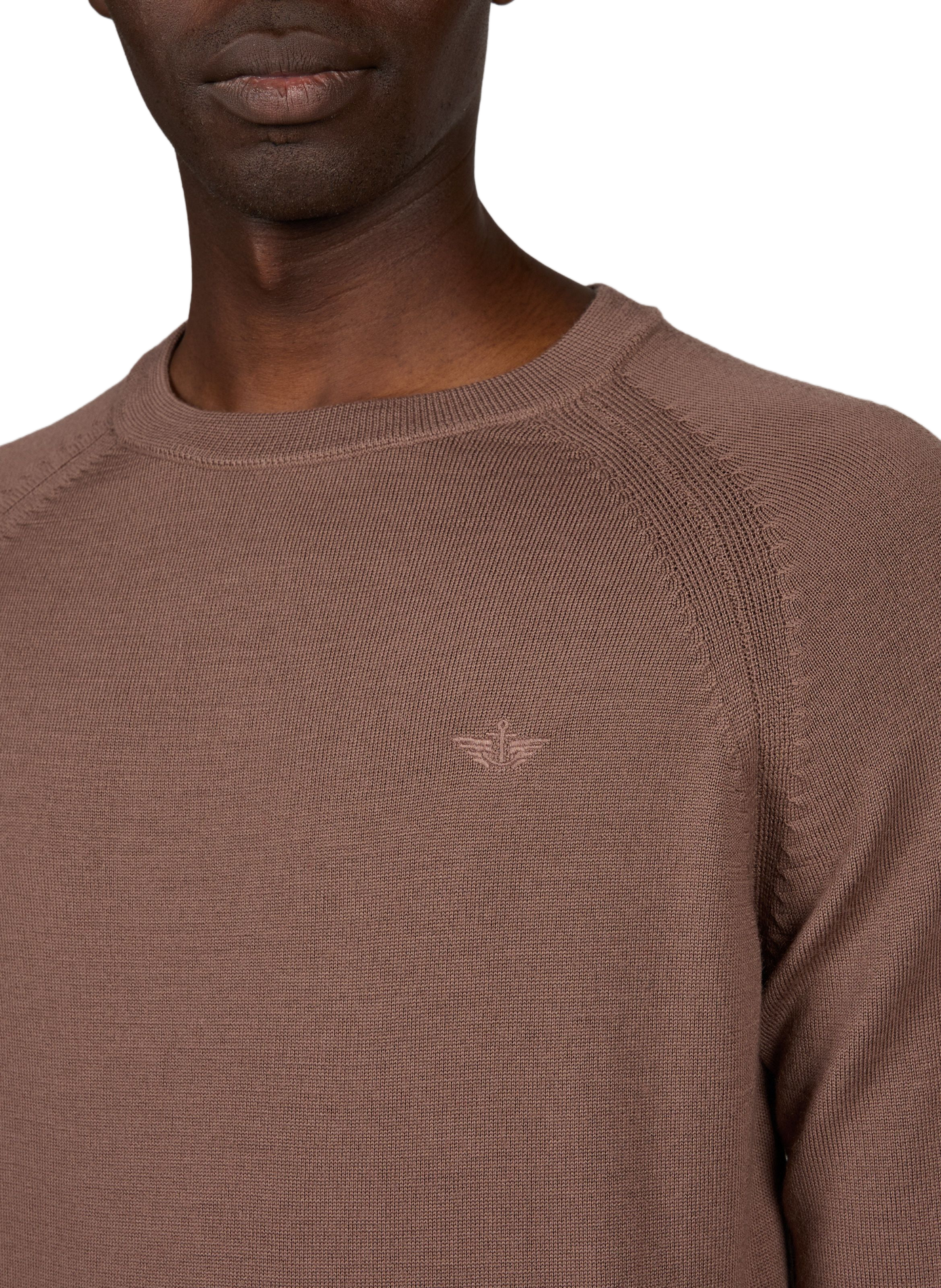 Pull droit en laine DOCKERS Marron