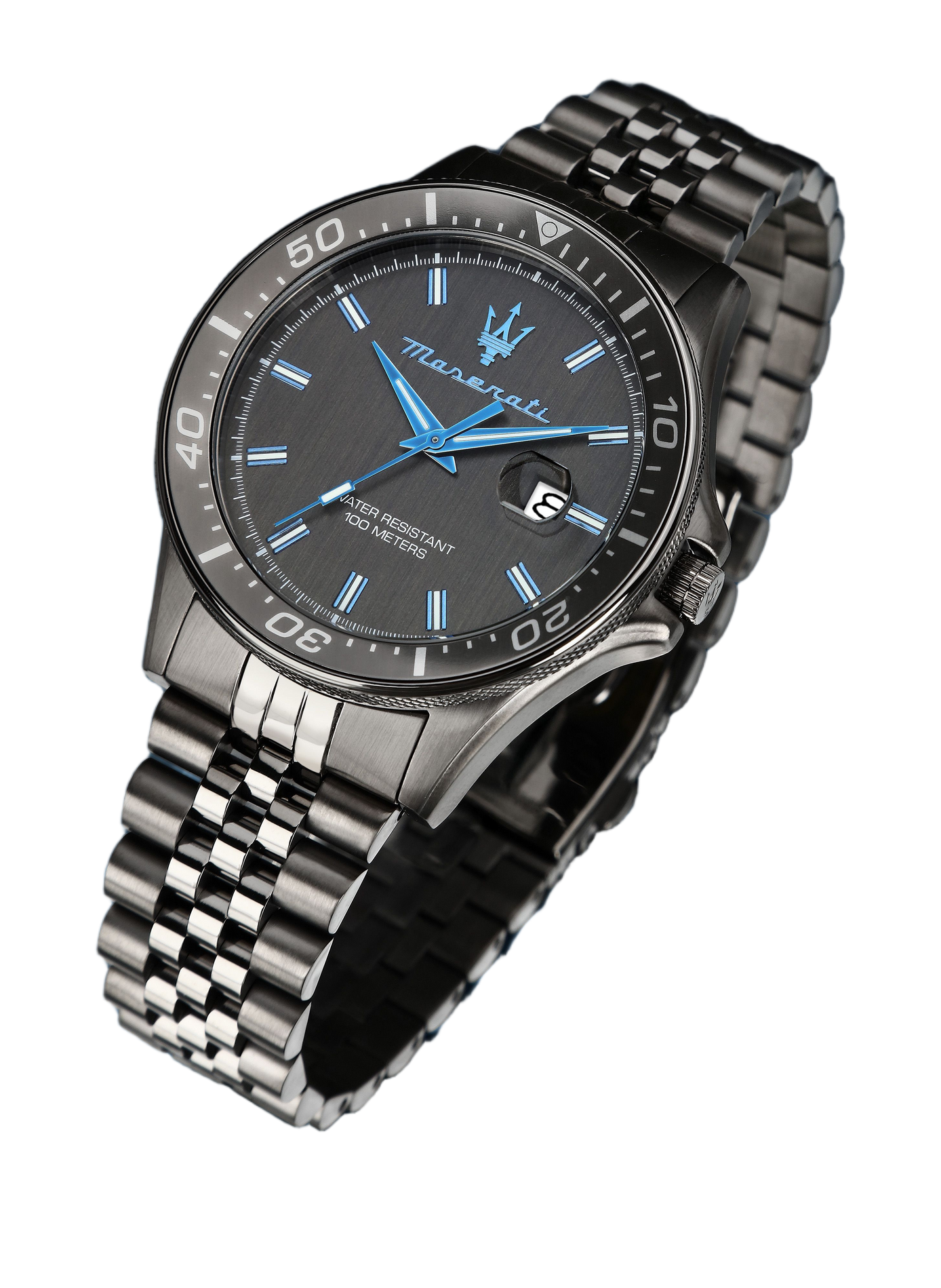 Montre quartz en acier inoxydable MASERATI Gris