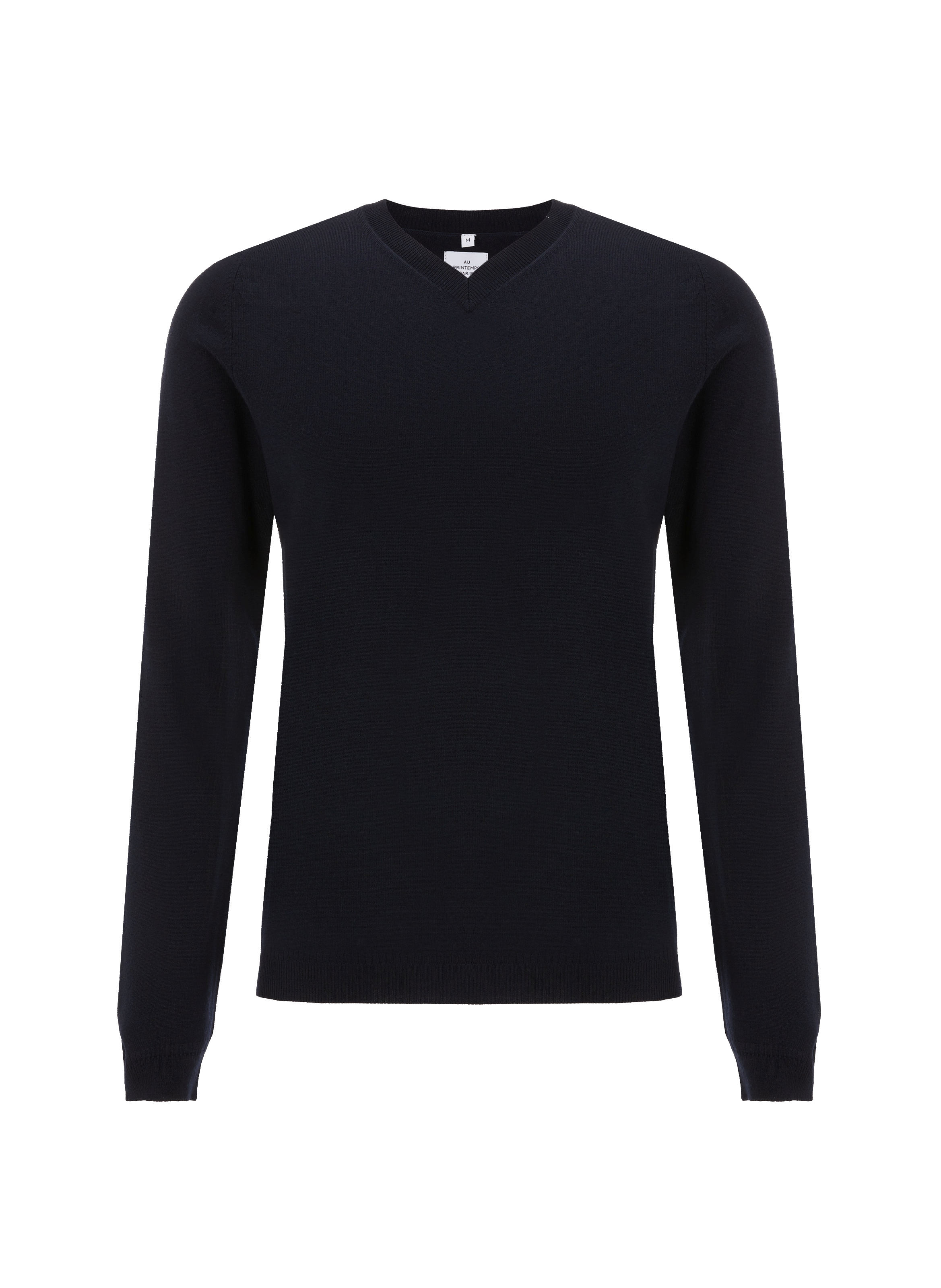 AU PRINTEMPS PARIS Pull en laine mérinos Flex Bleu