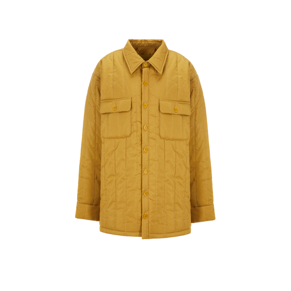 Marques' Almeida Quilted Jacket In Yellow