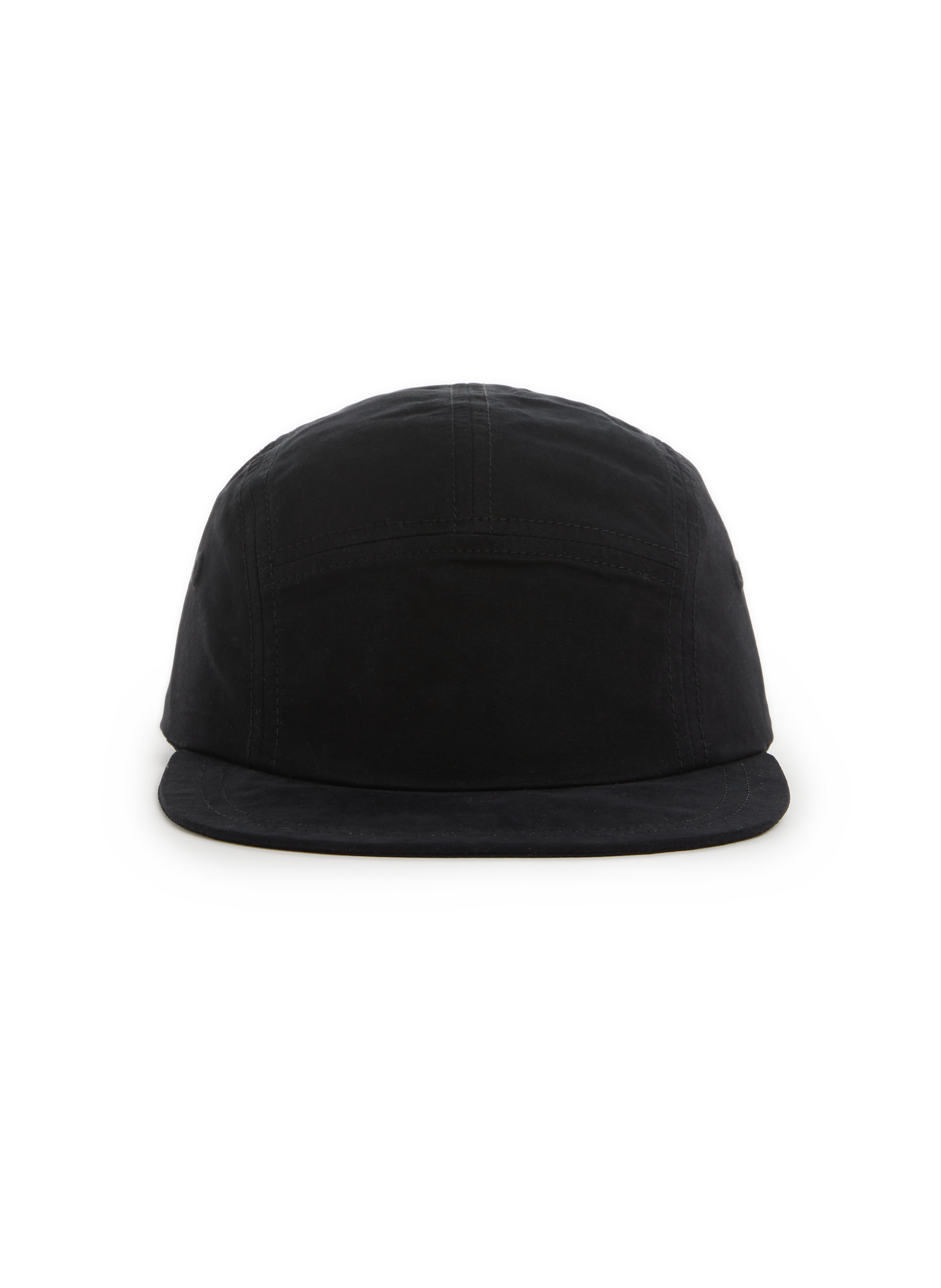 BRUMMELL Classic cotton and nylon baseball cap Black