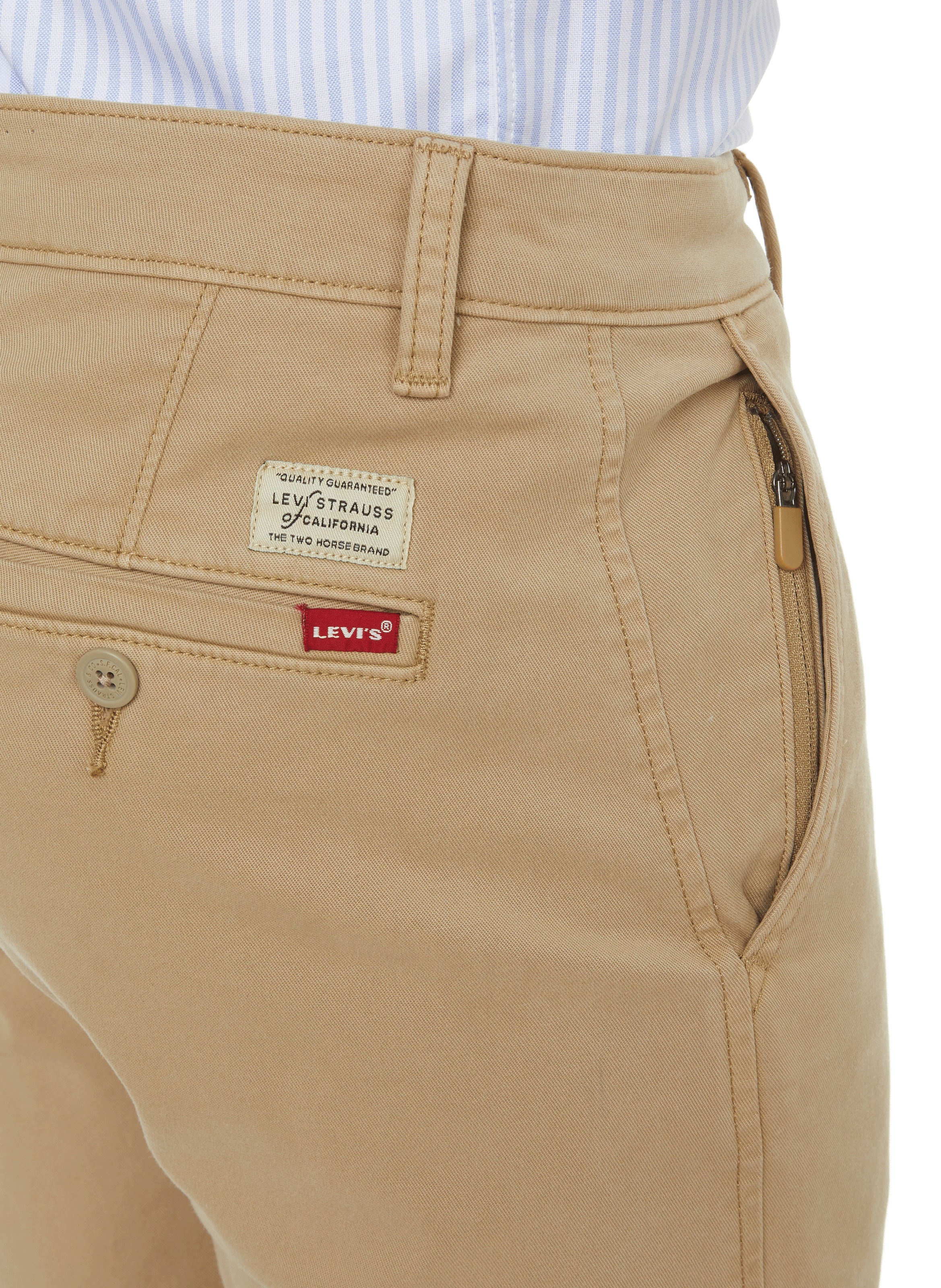 Pantalon chino en coton LEVI&#039;S Beige