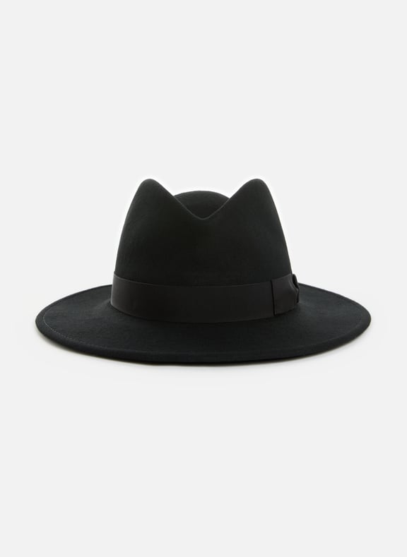 Fedora wool hat Black by SAISON 1865 SAISON 1865 Fedora wool hat Black