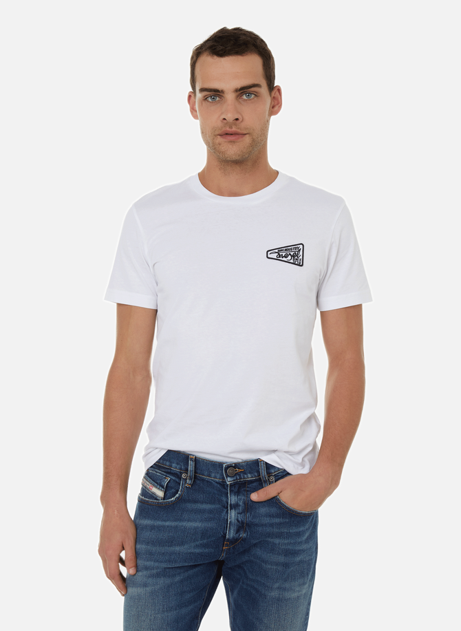 DIESEL T-Shirt mit Wappendetail
