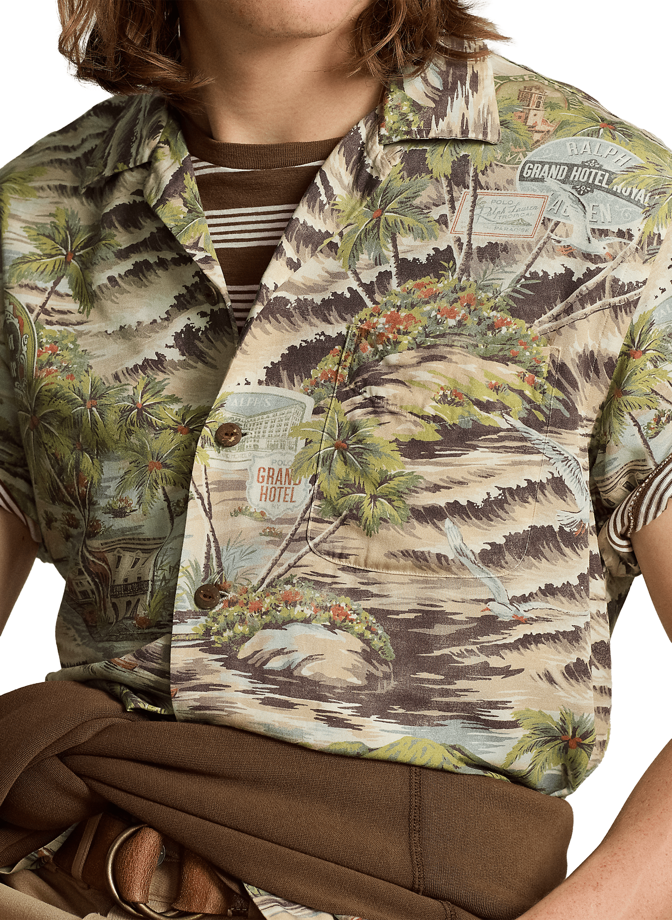  Printed cotton shirt POLO RALPH LAUREN Multicolour