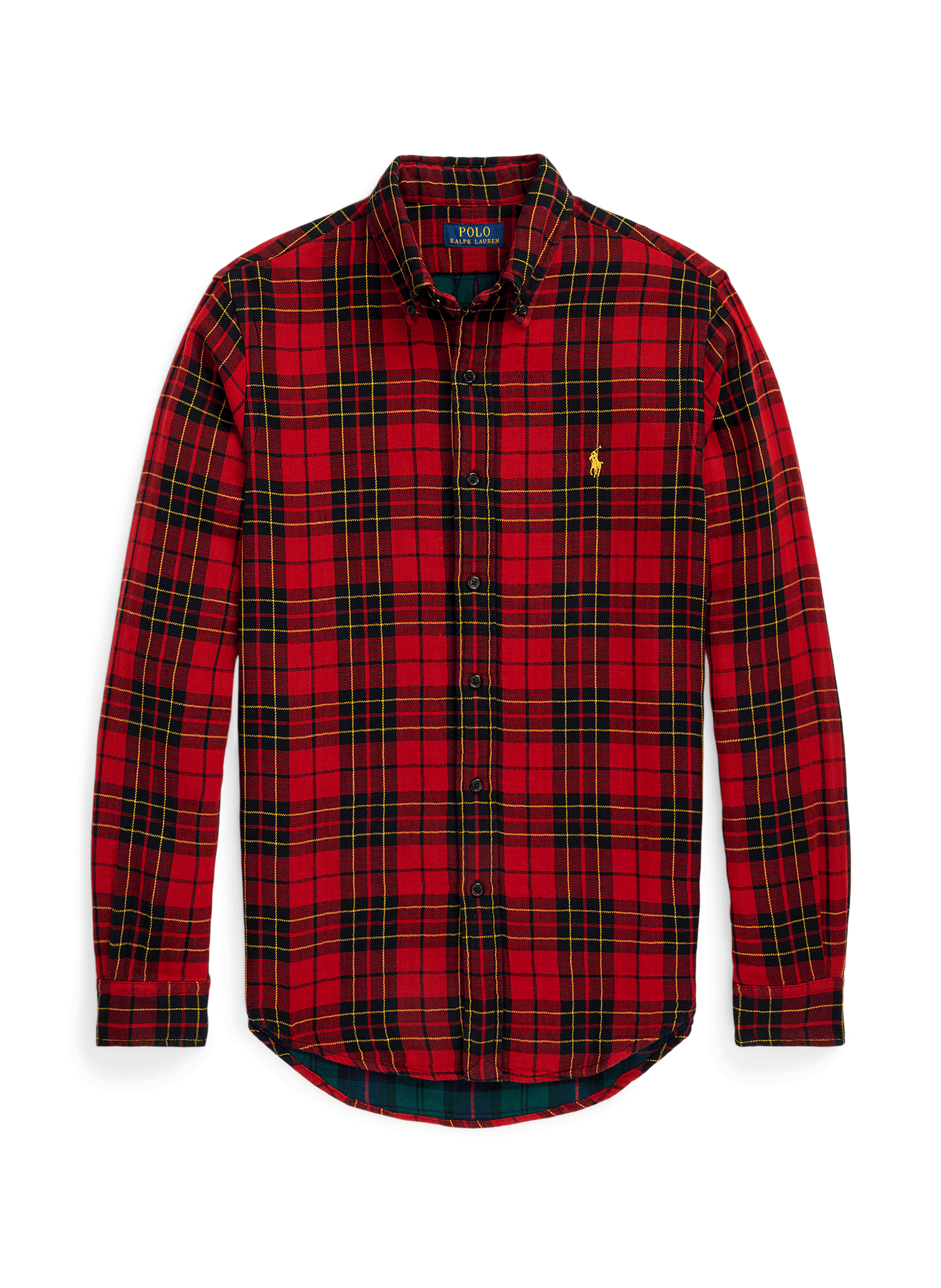 Check cotton Shirt Red