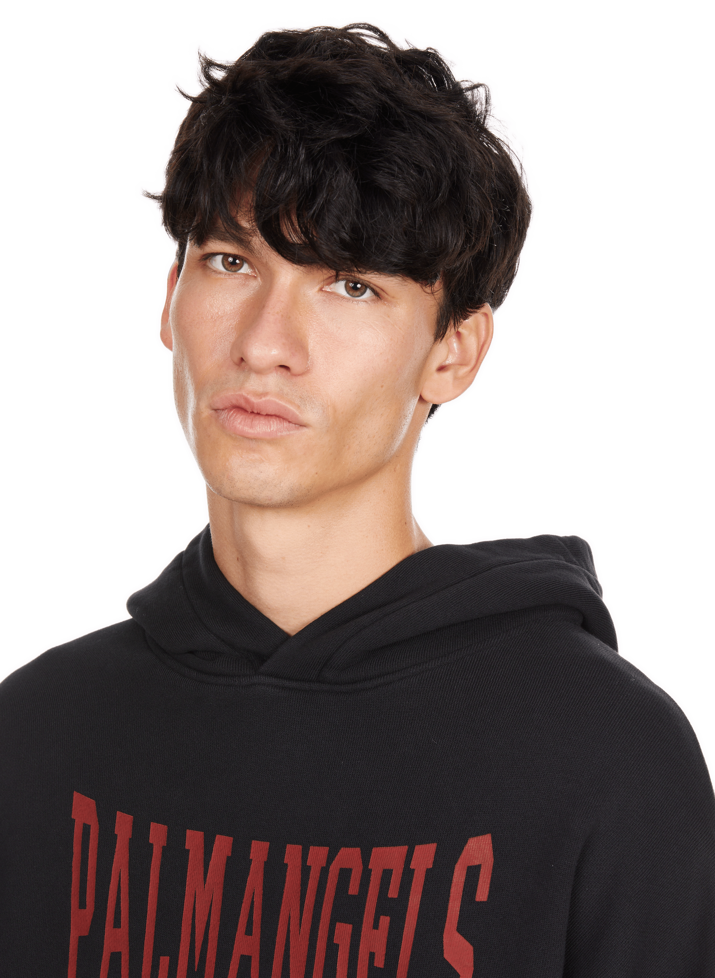 Cotton hoodie PALM ANGELS Black