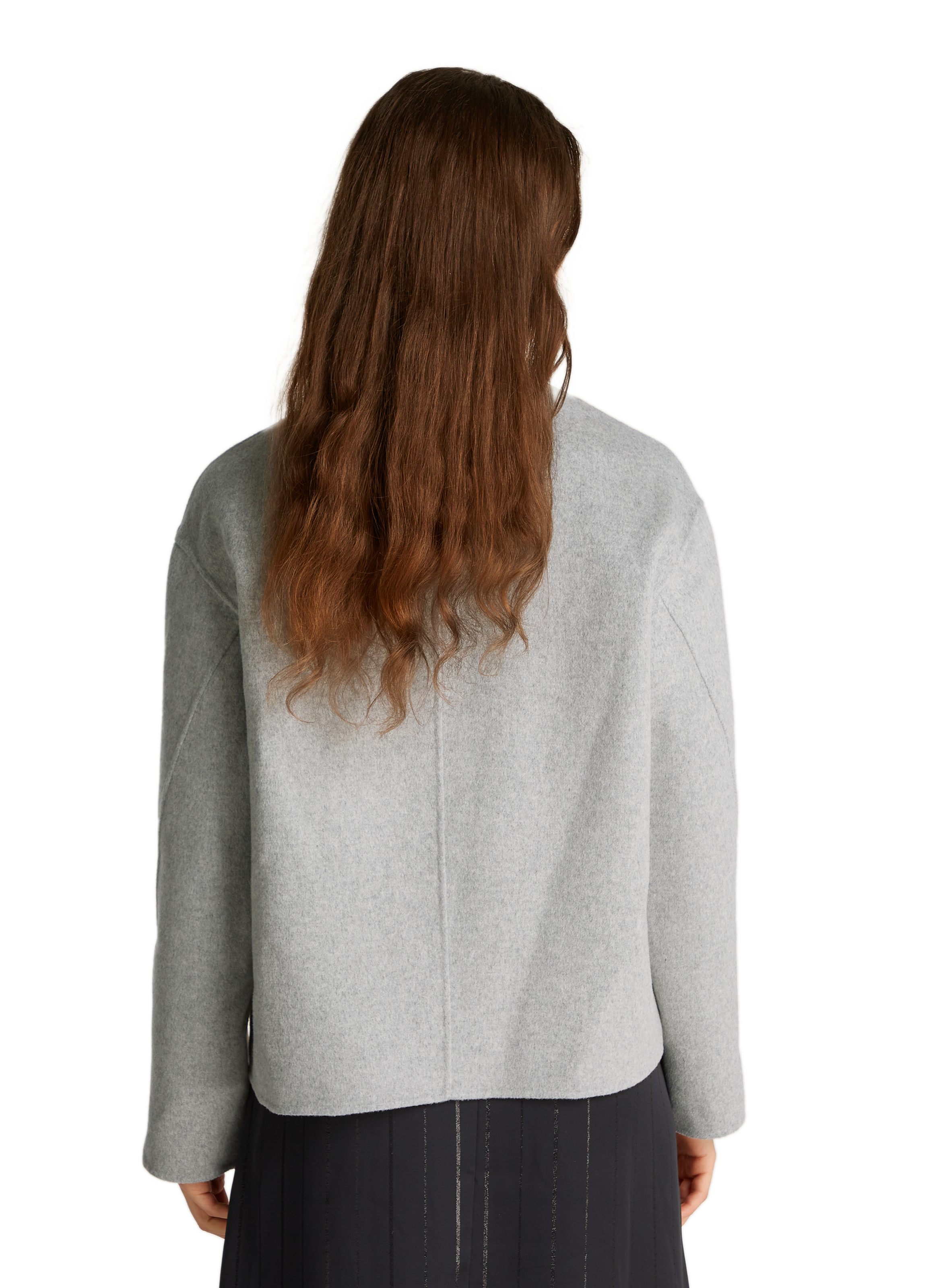 Veste en laine TOMMY HILFIGER Gris