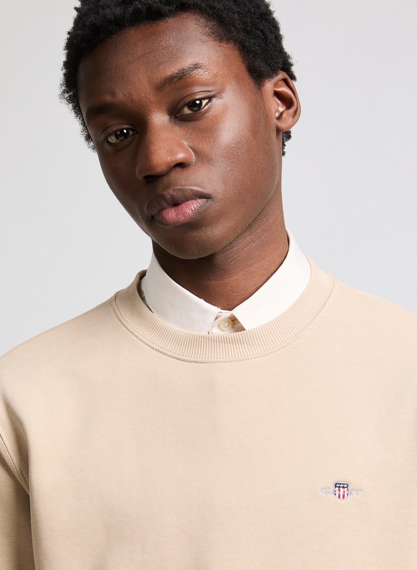 Sweatshirt en coton GANT Beige