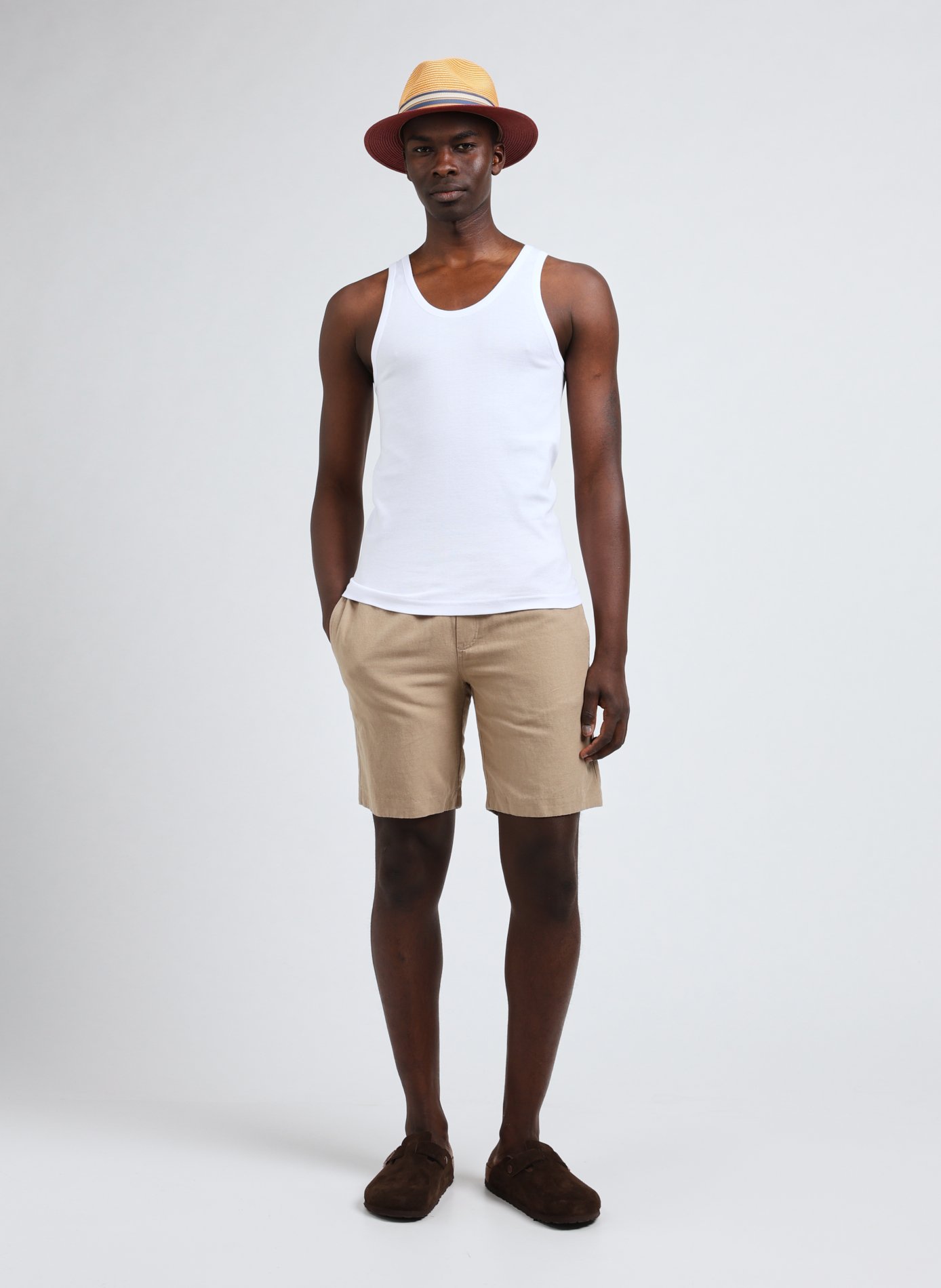 Set of 3 cotton tank tops EMINENCE White