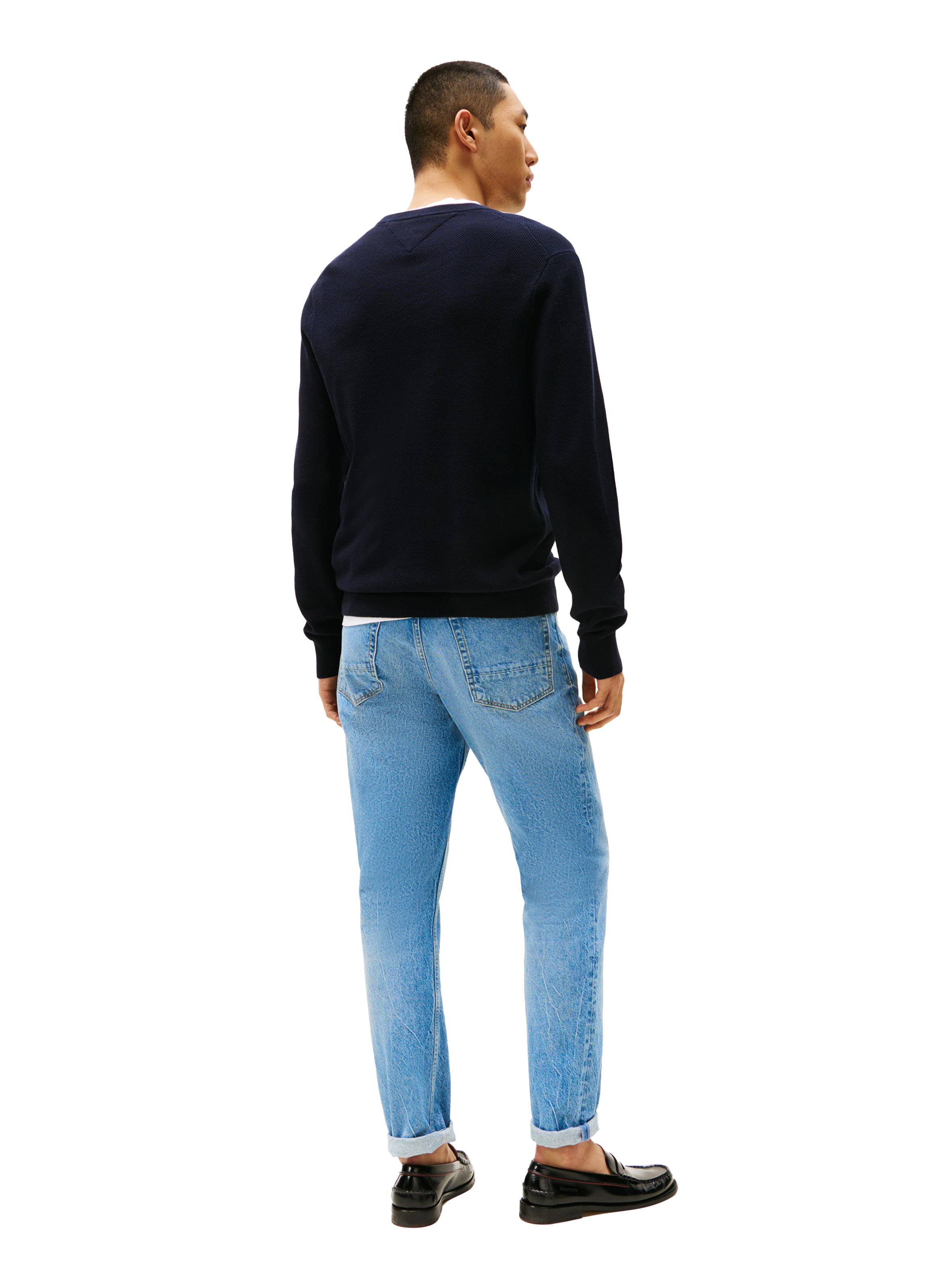 Cotton-blend jumper TOMMY HILFIGER Blue