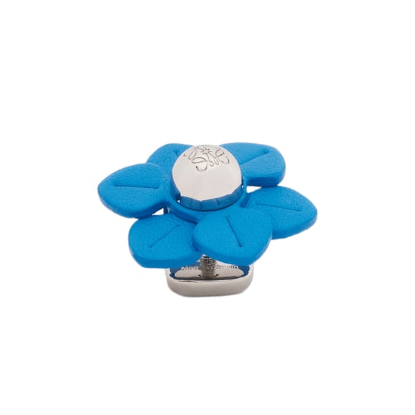 Broche fleur en cuir de veau Broche fleur en cuir de veau