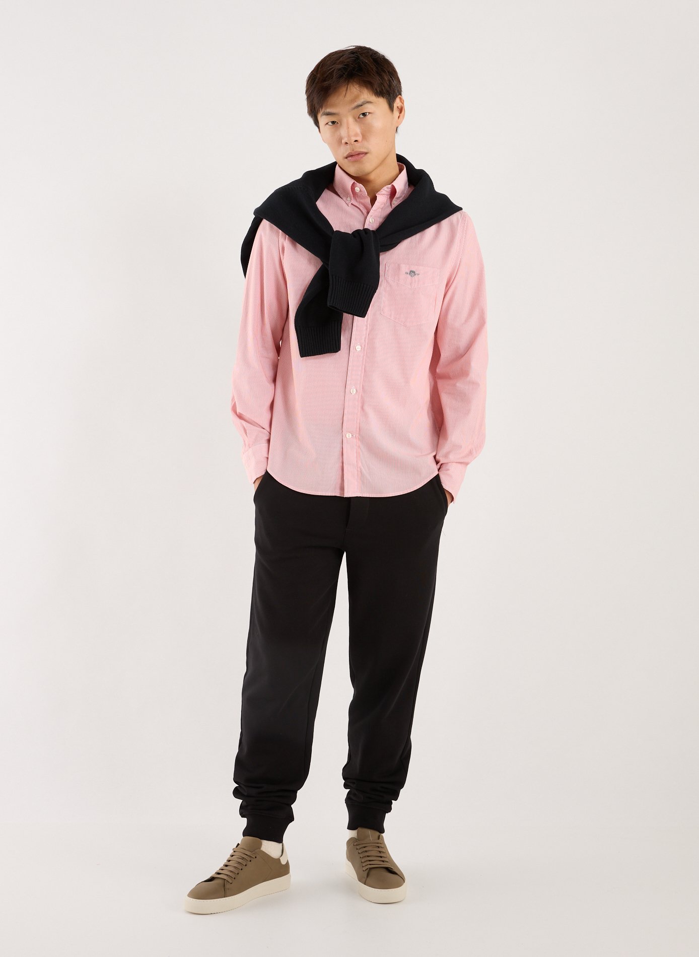 Cotton jumper GANT Black