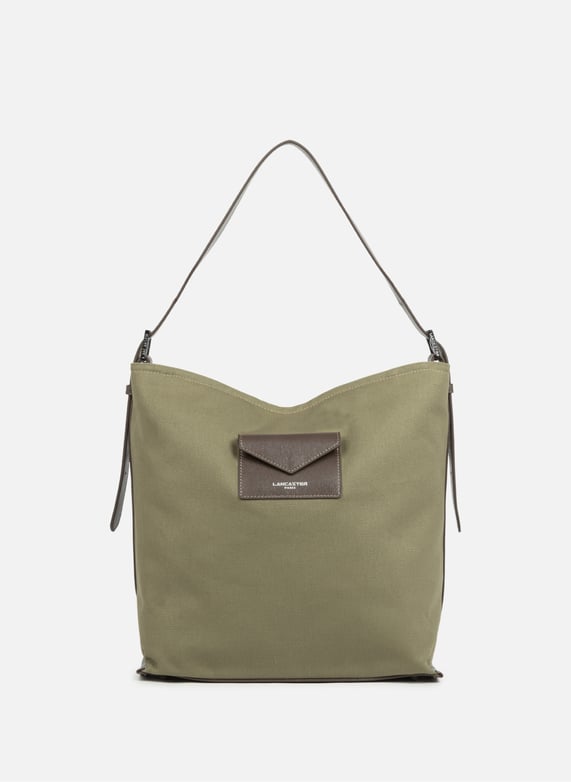 Grand sac seau - canvas kba | Kaki by LANCASTER Grand sac seau - canvas kba Kaki