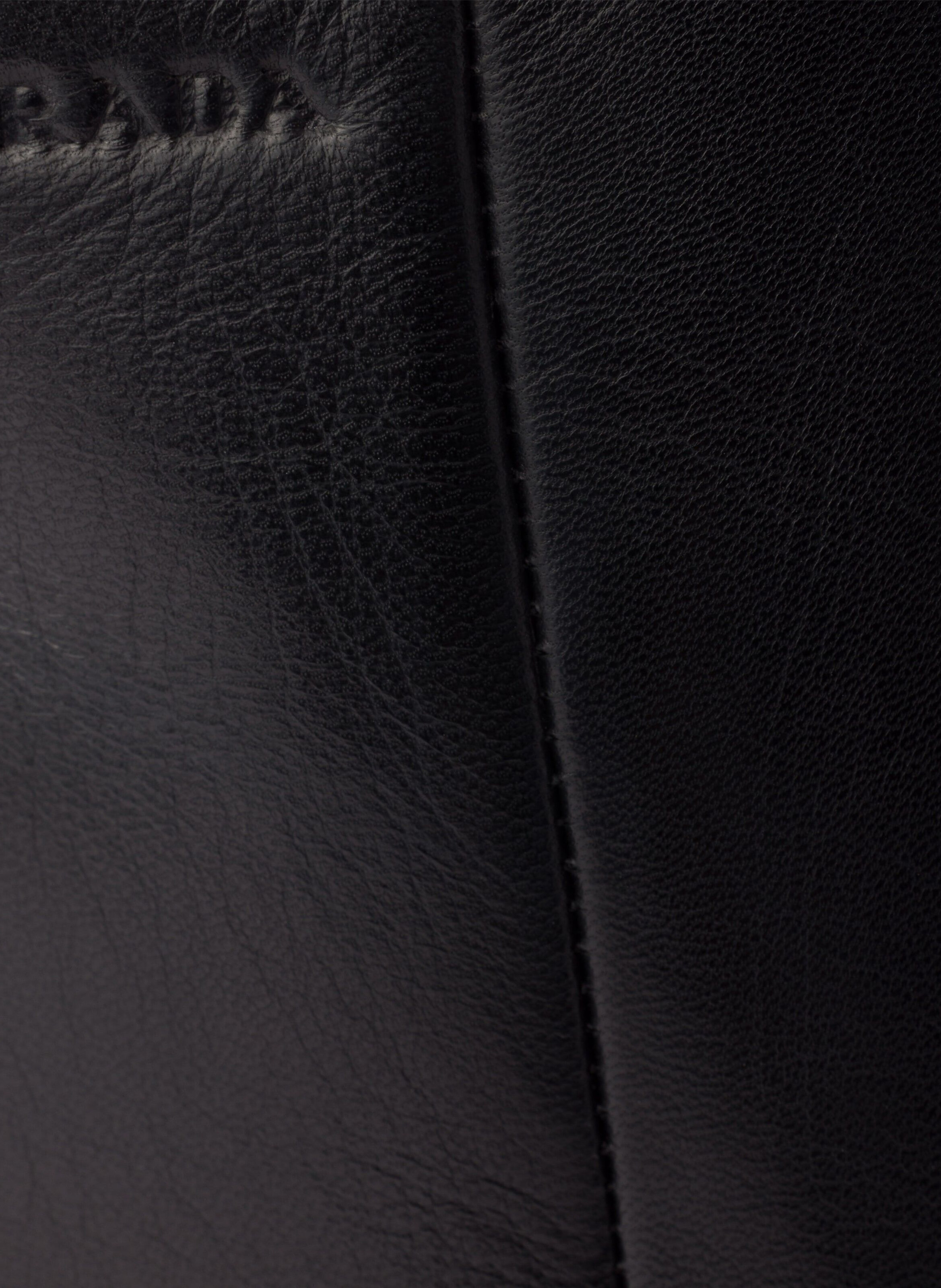 Bottines en cuir PRADA Noir