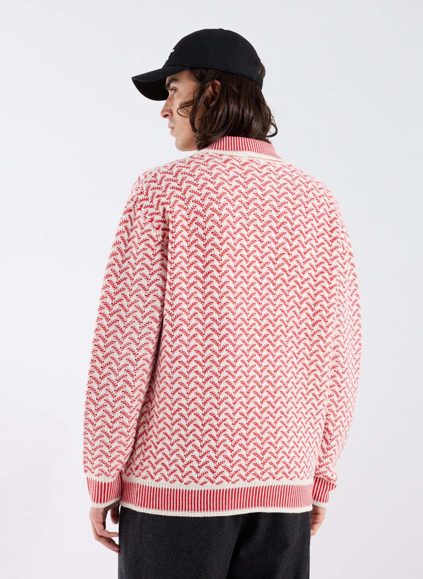 Pull La maille Chevron DROLE DE MONSIEUR Rouge