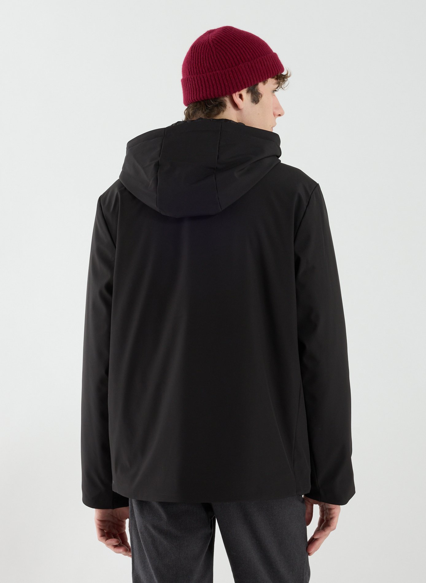 Blouson à capuche en coton mélangé DOCKERS Noir