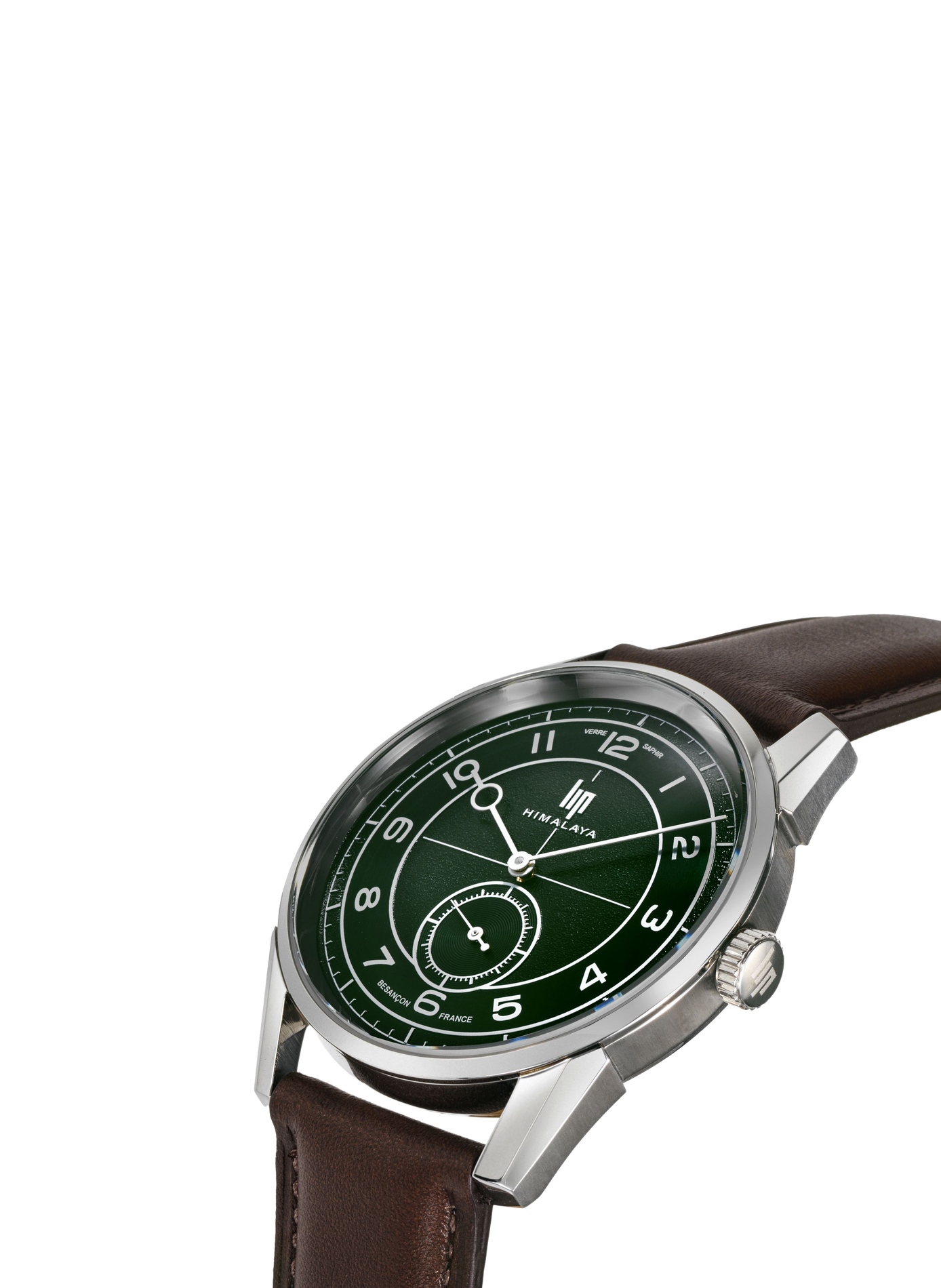Montre quartz bracelet en cuir LIP Vert