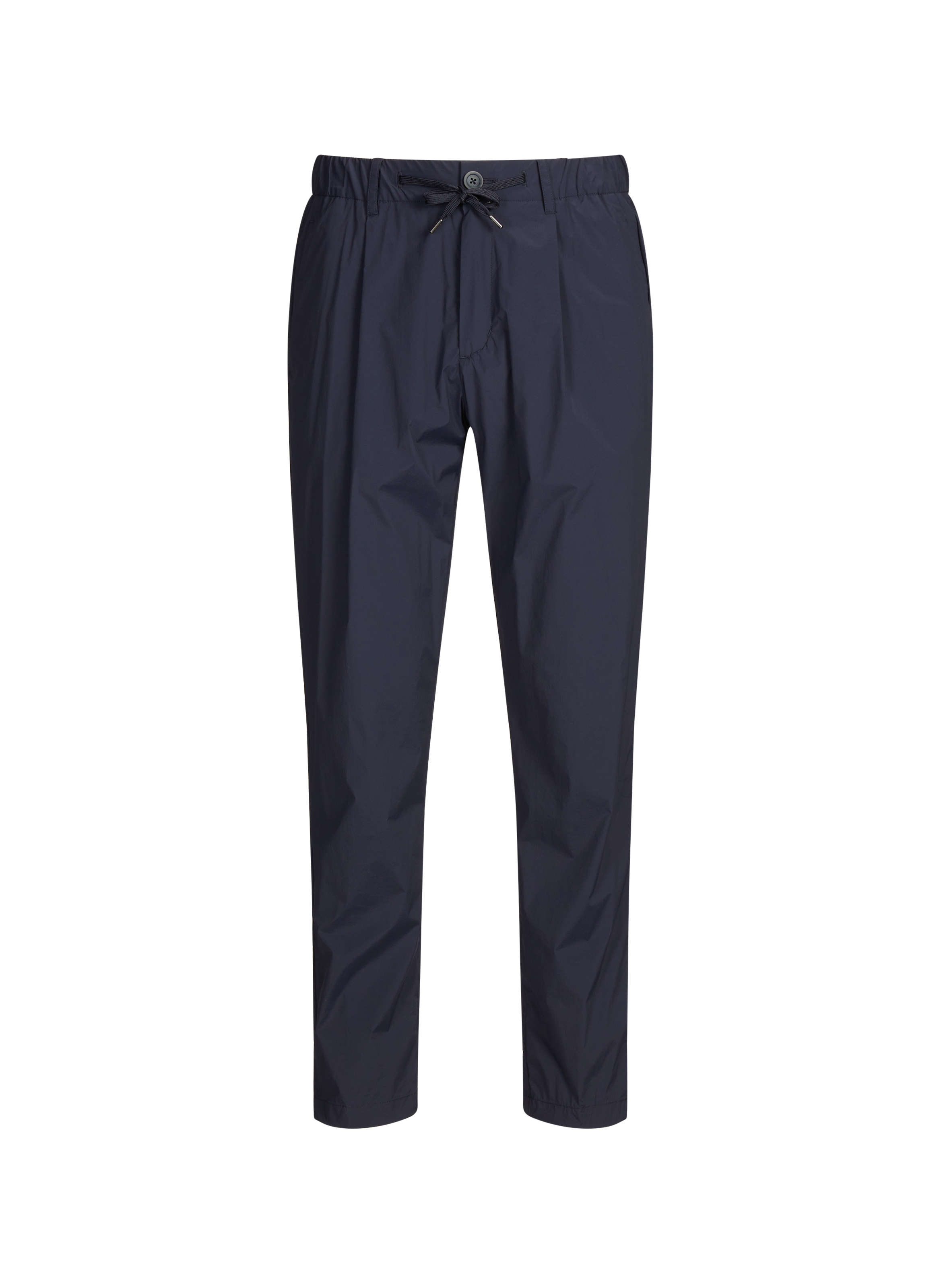 Straight pants with drawstring. HERNO Blue