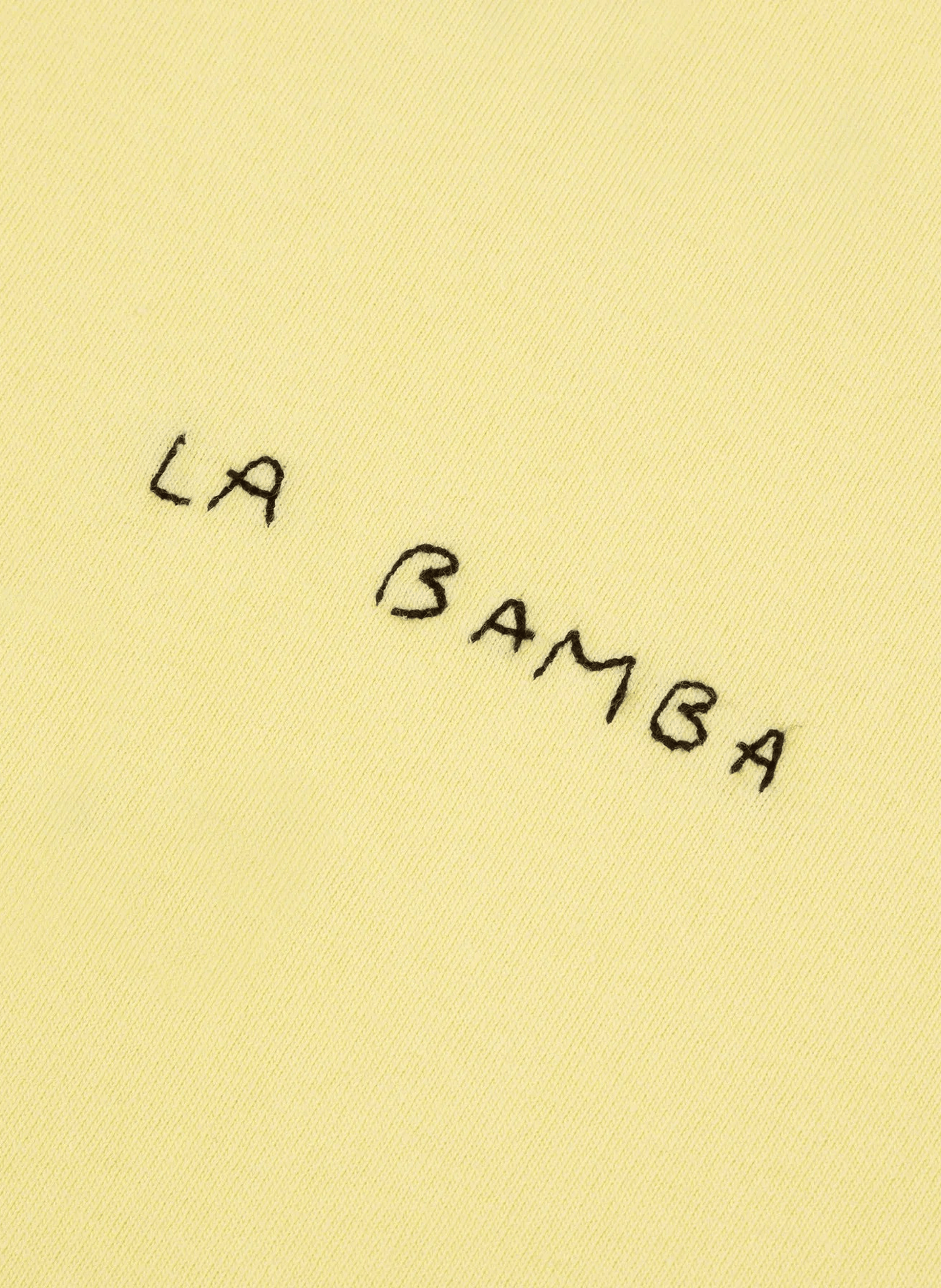 T-shirt La Bamba en coton biologique MAISON LABICHE Jaune