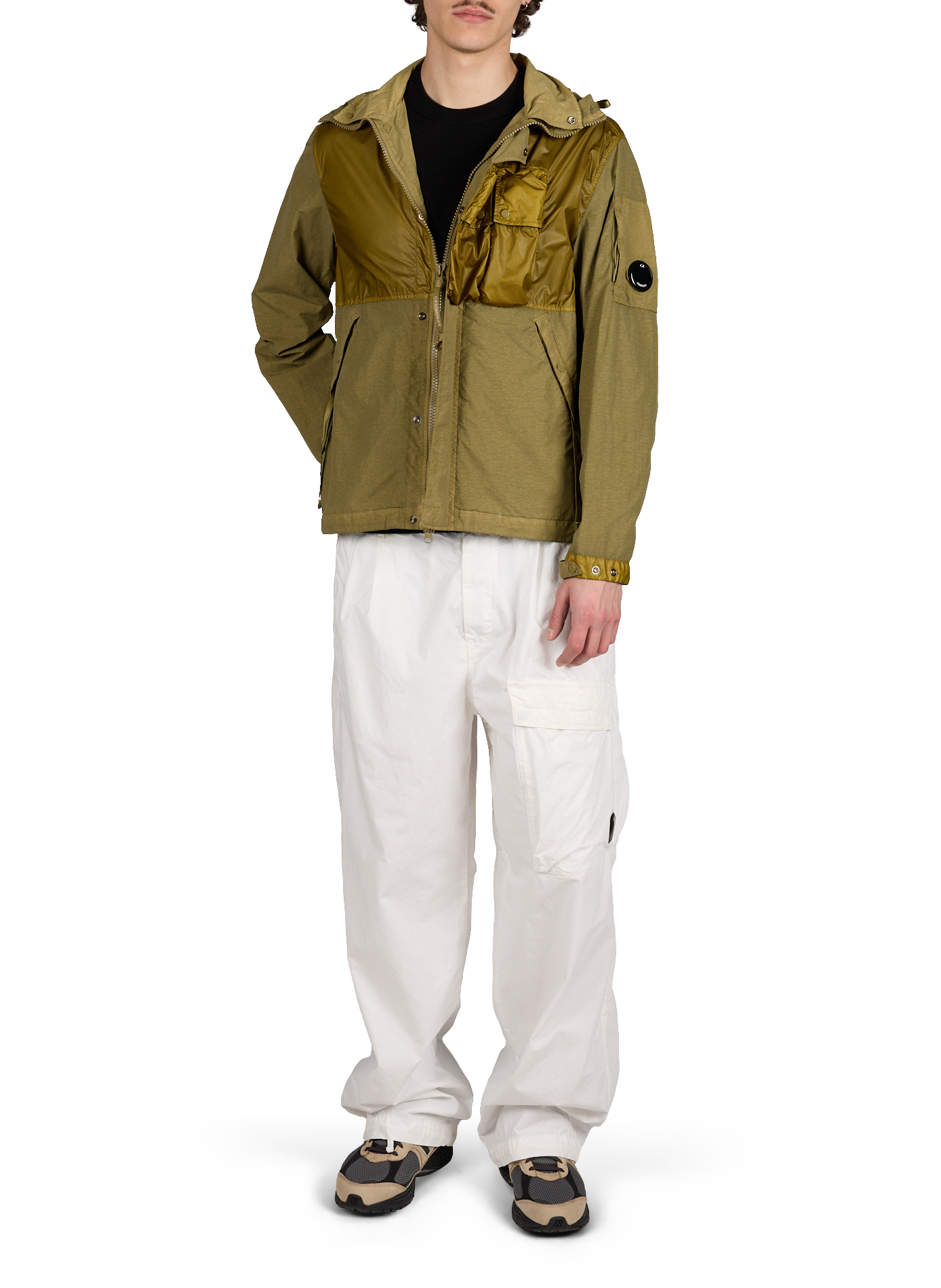 Hooded zipped jacket CP COMPANY Green