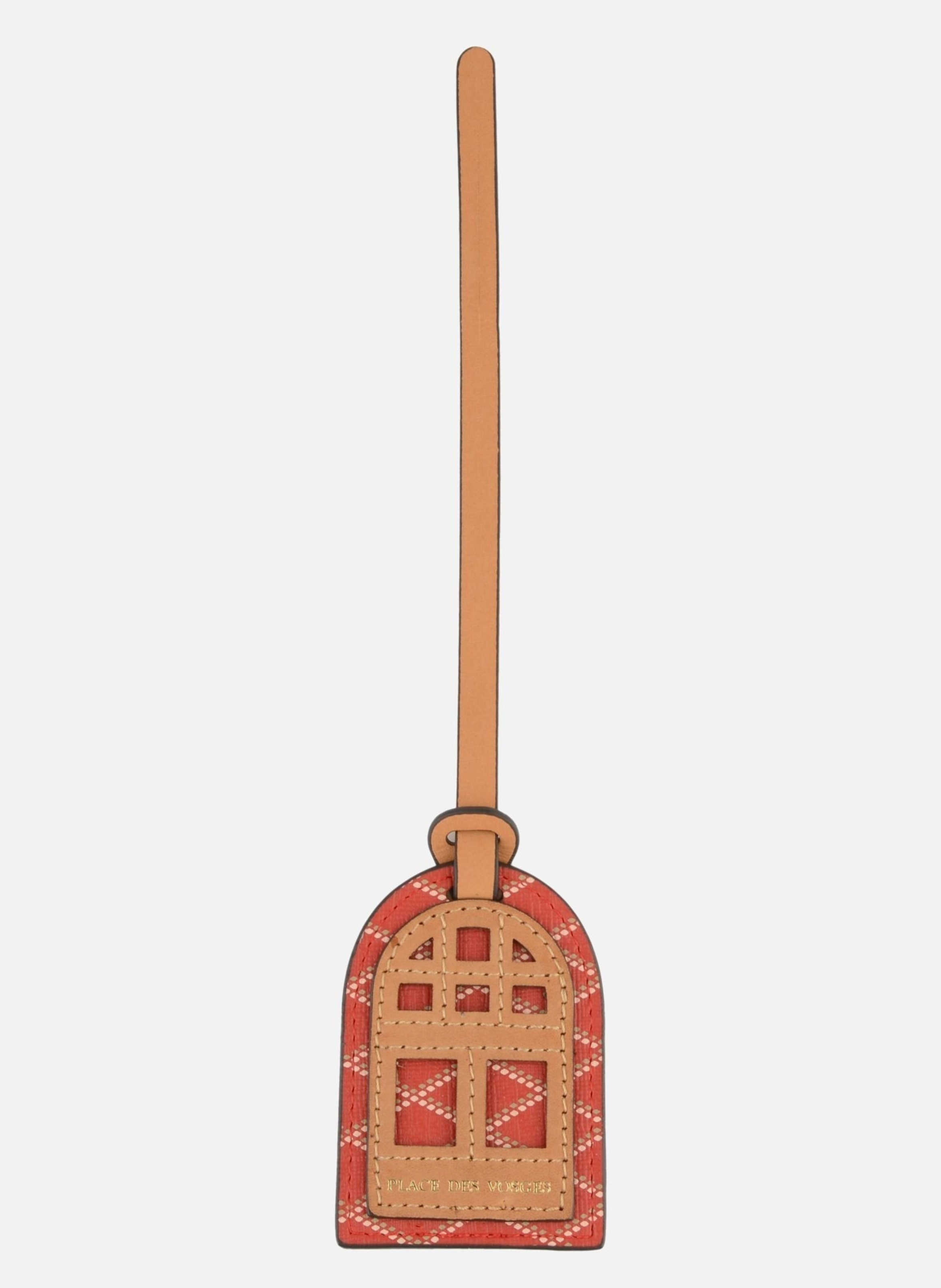 Porte étiquette | bijou de sac POURCHET Rouge