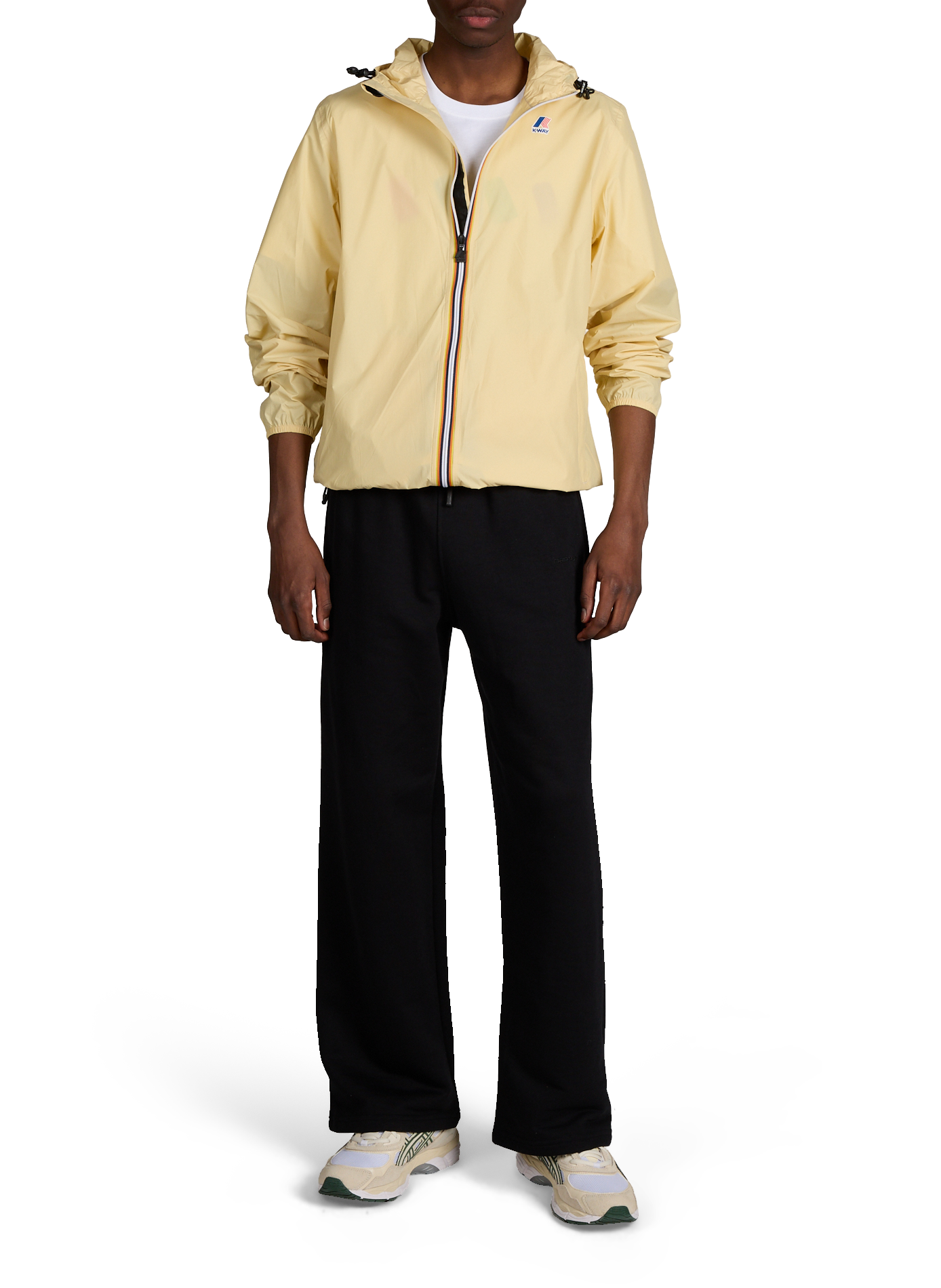 Blouson Le vrai Claude 4.0 à capuche K-WAY Beige