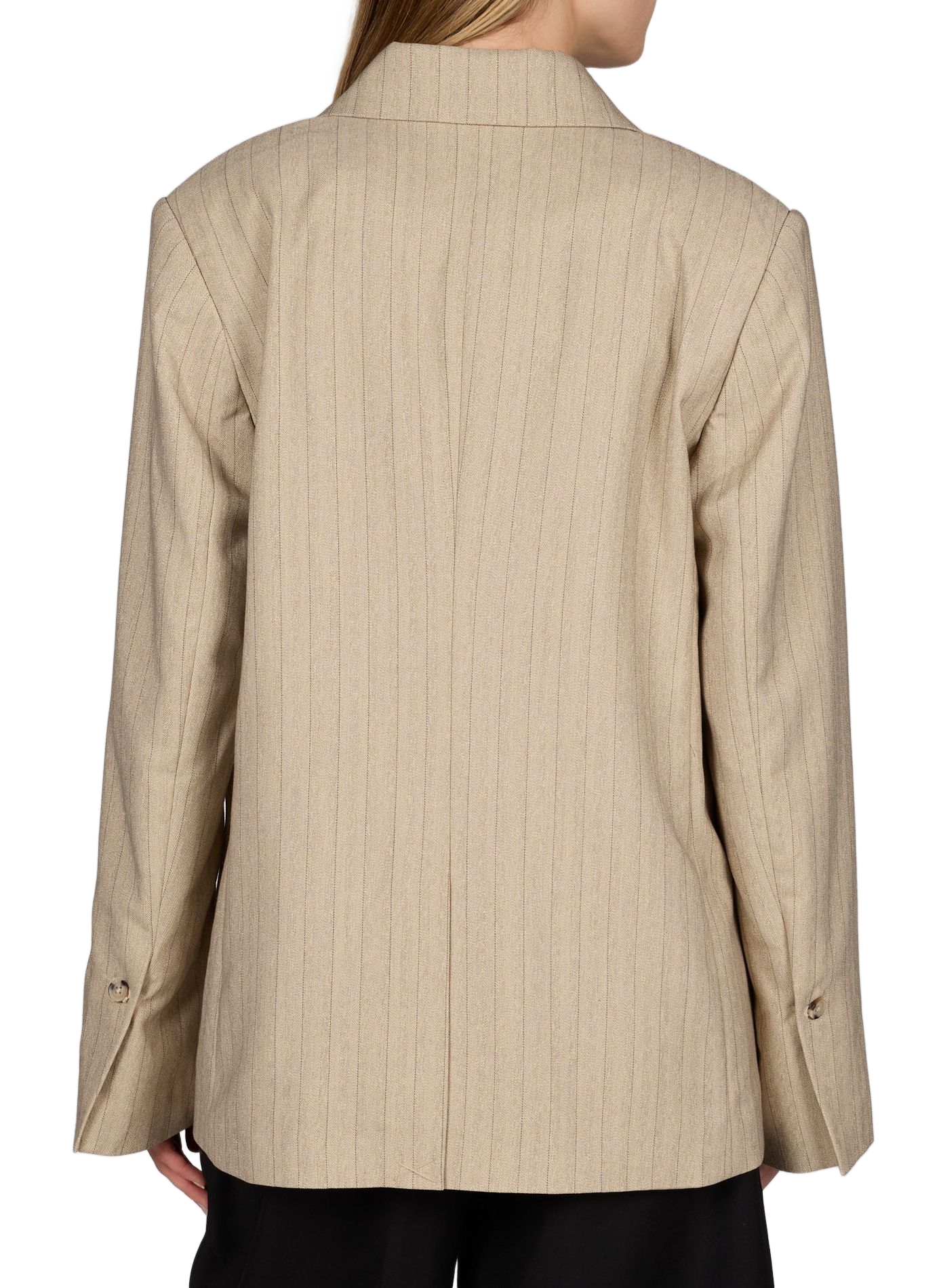 Blazer droit rayé  ROUGE EDIT Multicolore