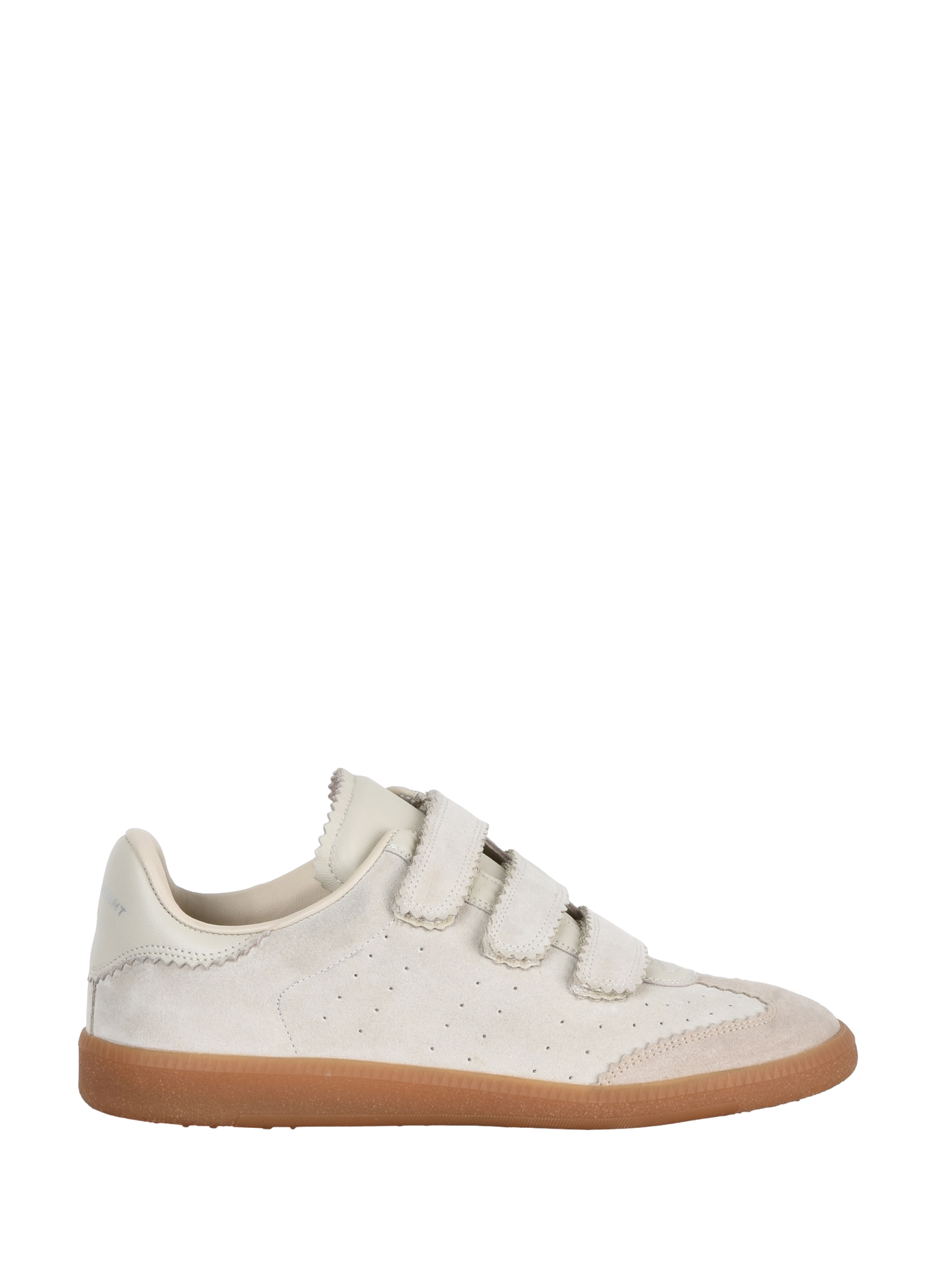 Baskets basses Beth en cuir velours ISABEL MARANT Blanc