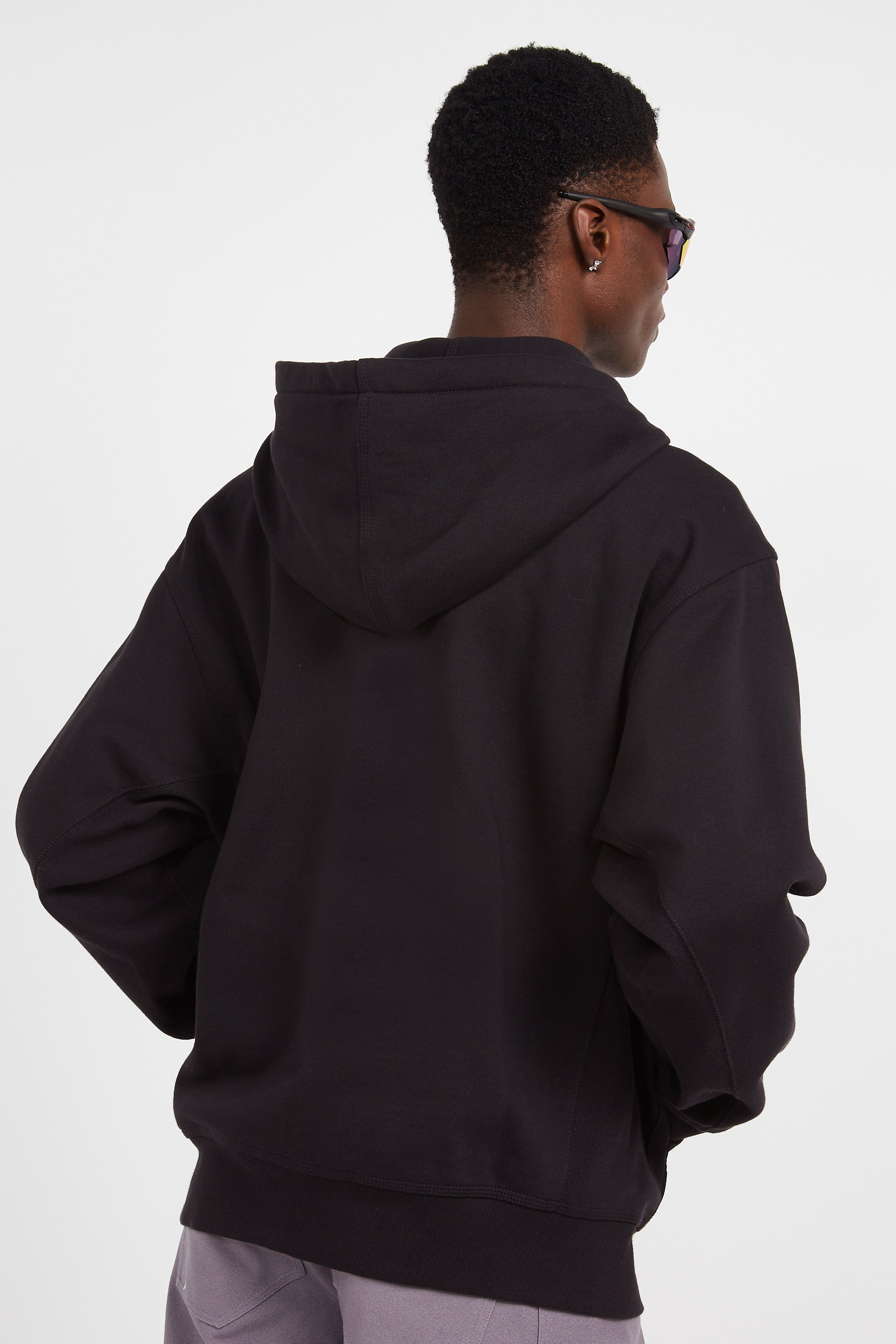 Sweatshirt zippé hooded american script CARHARTT WIP Noir