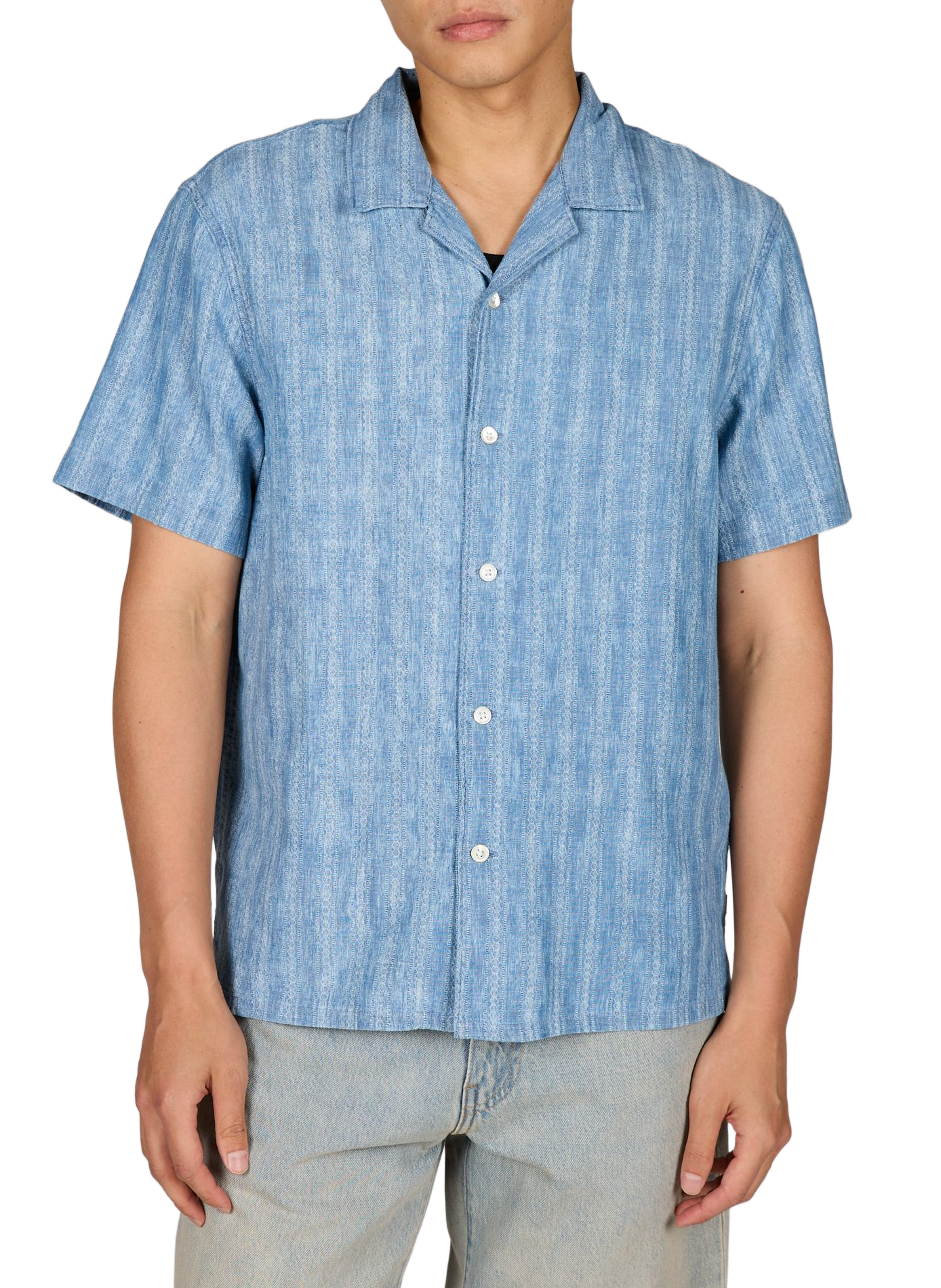 Chemise à motif texturé en coton LEVI'S Bleu
