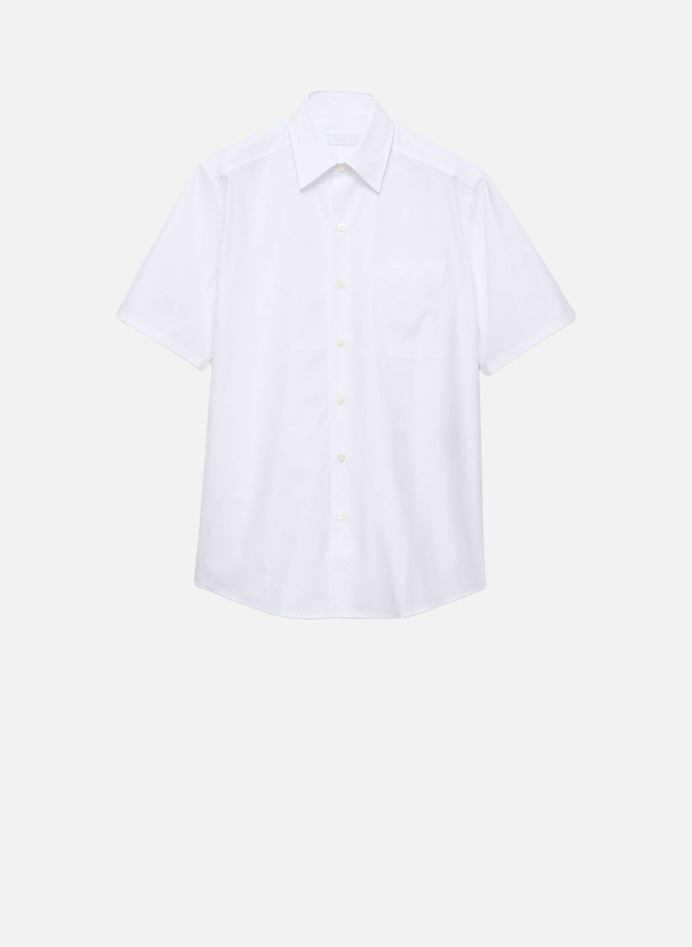 Chemise en coton PRADA Blanc