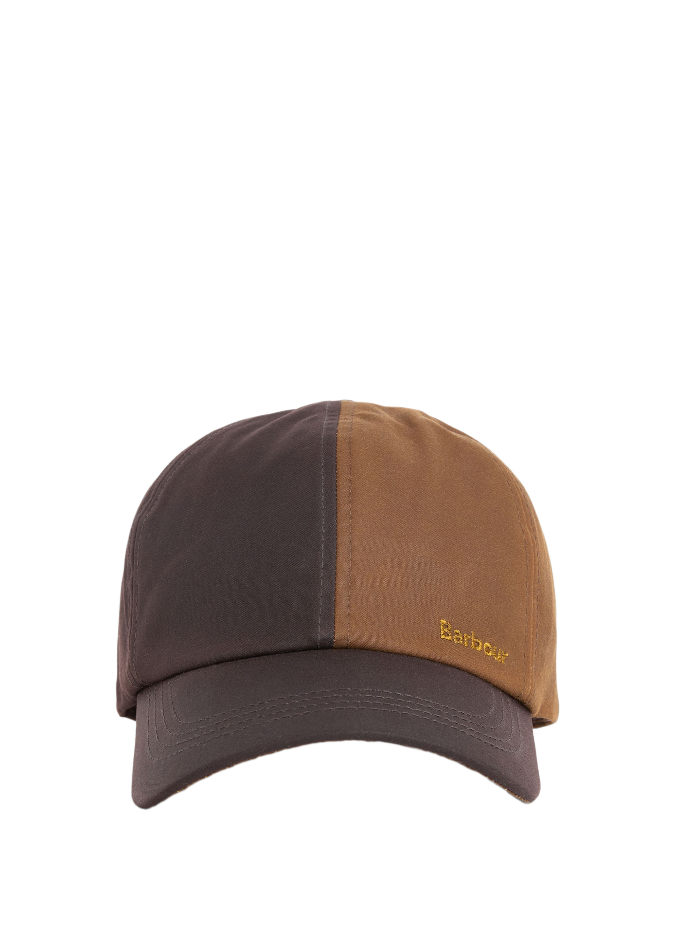 Casquette bicolore en coton BARBOUR Marron