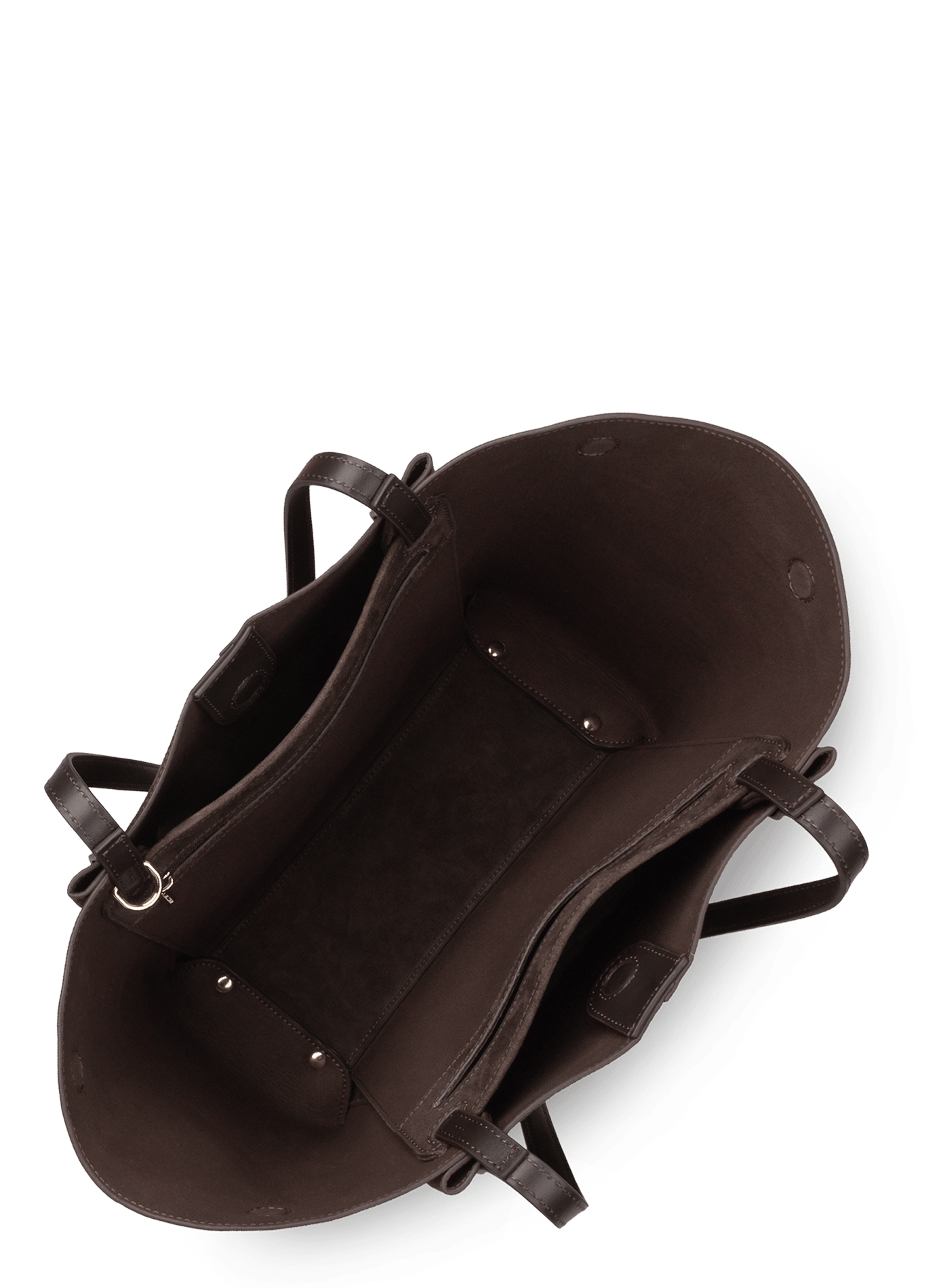 Sac cabas épaule - suède LANCASTER Marron