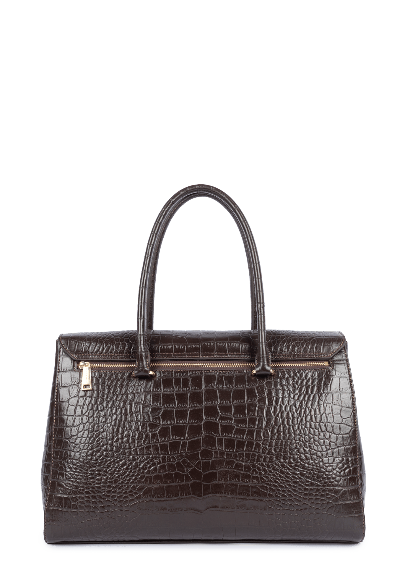 Très grand sac cabas épaule - exo LANCASTER Marron