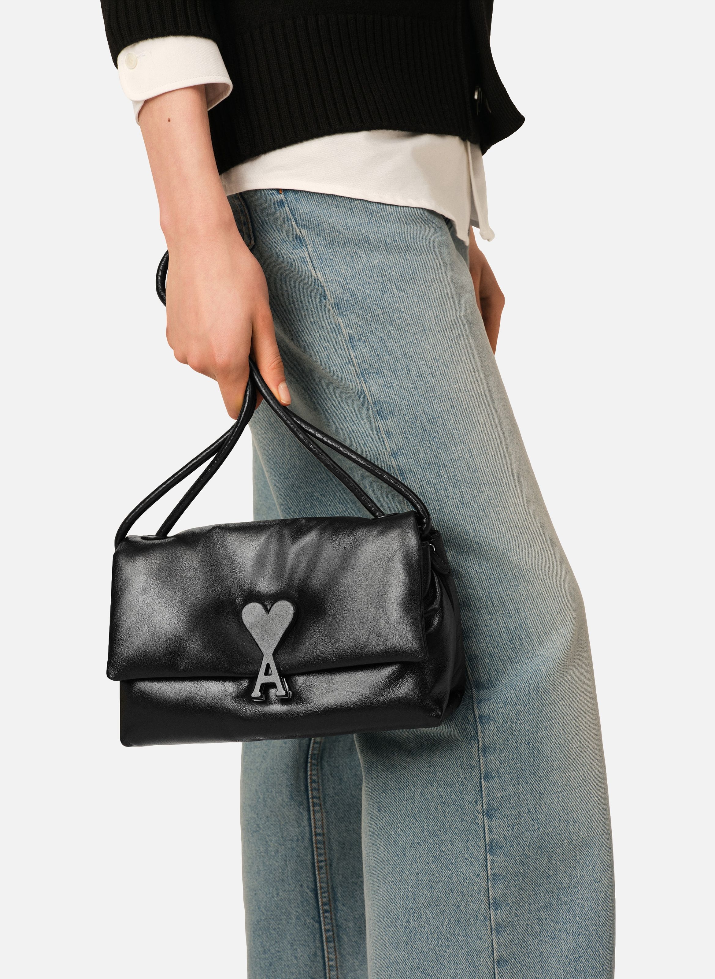 Sac voulez-vous unisexe AMI PARIS Noir