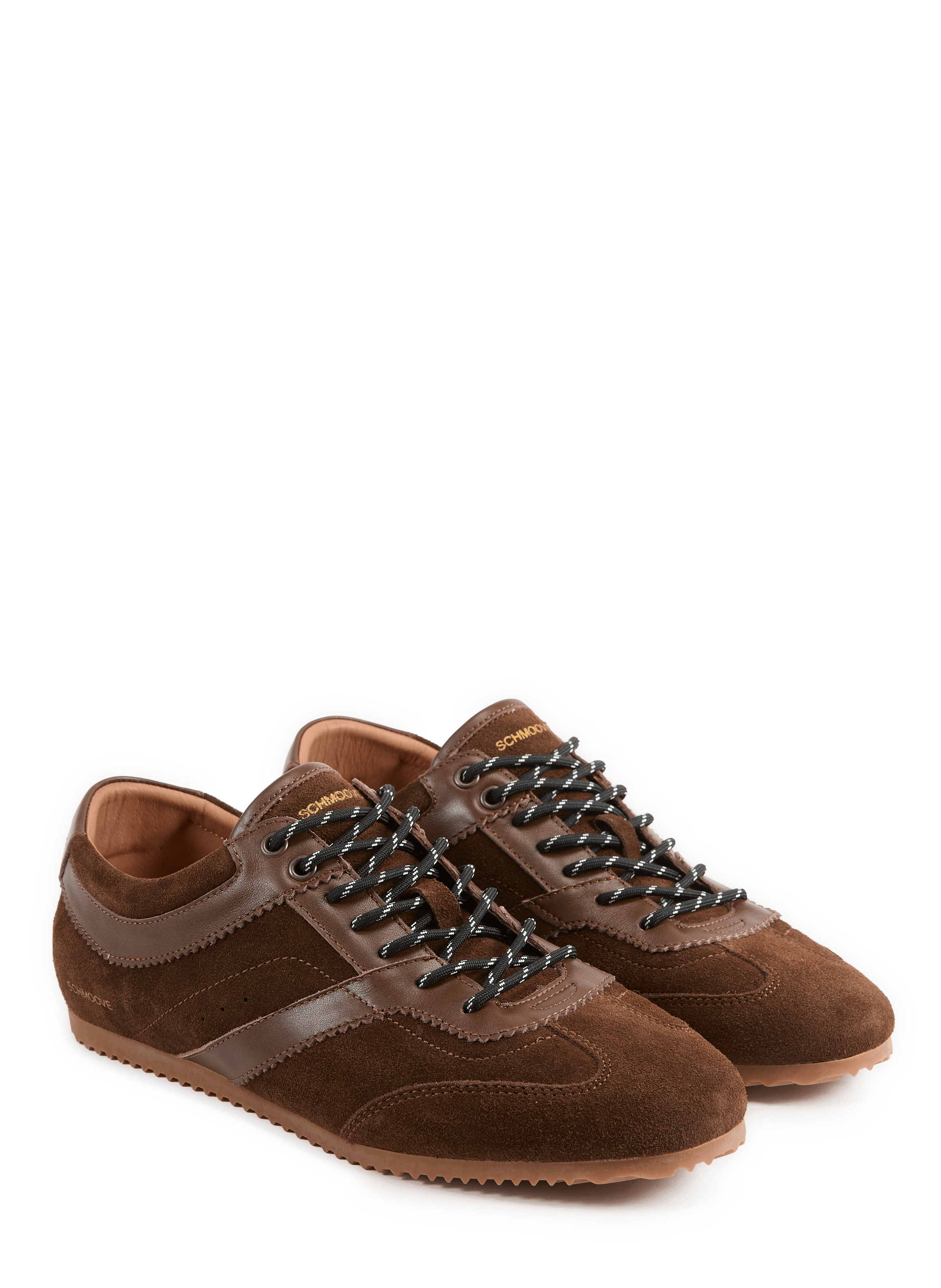 Lage leren sneakers SCHMOOVE Bruin