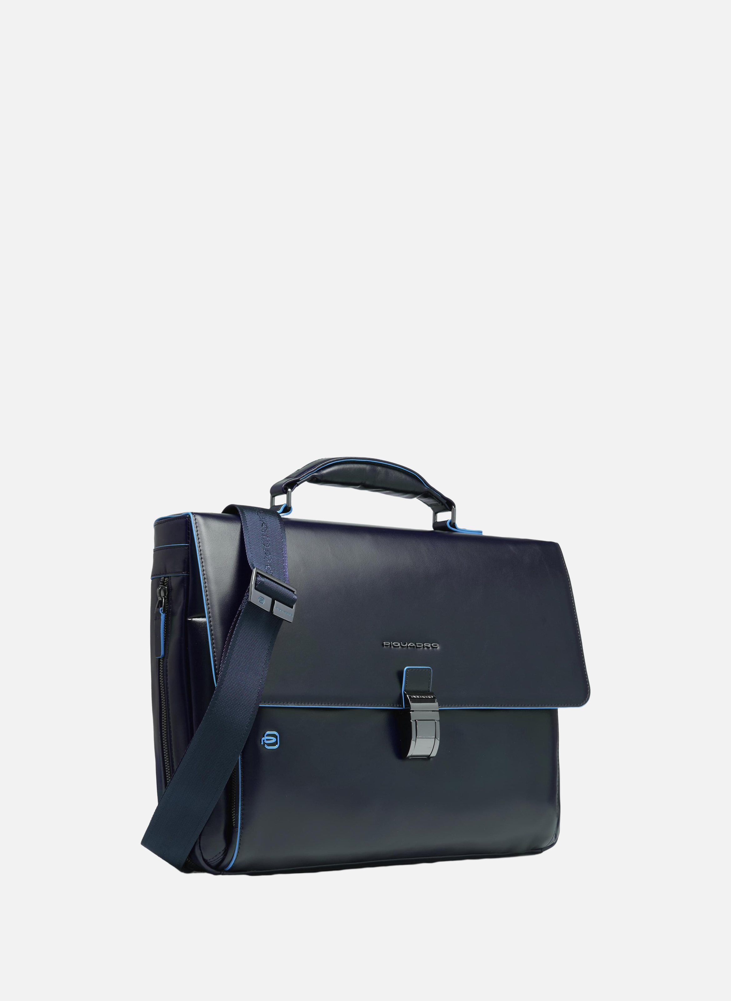 Serviette extensible pour ordinateur 15,6" PIQUADRO Bleu