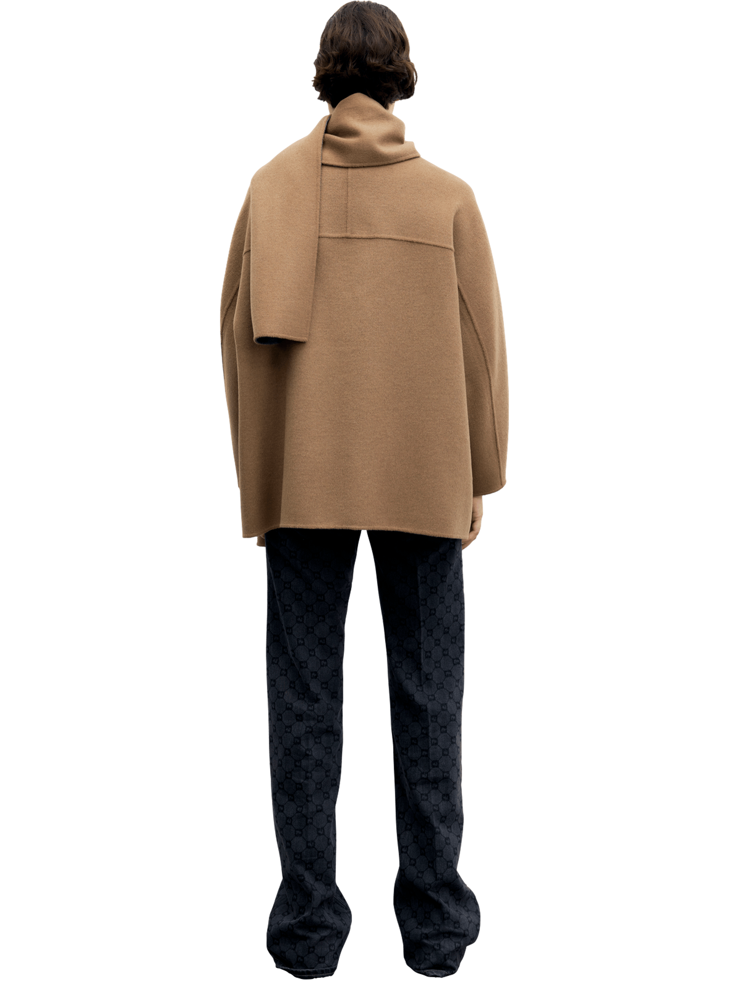 Manteau zippé en laine double face - amia GERARD DAREL Gris