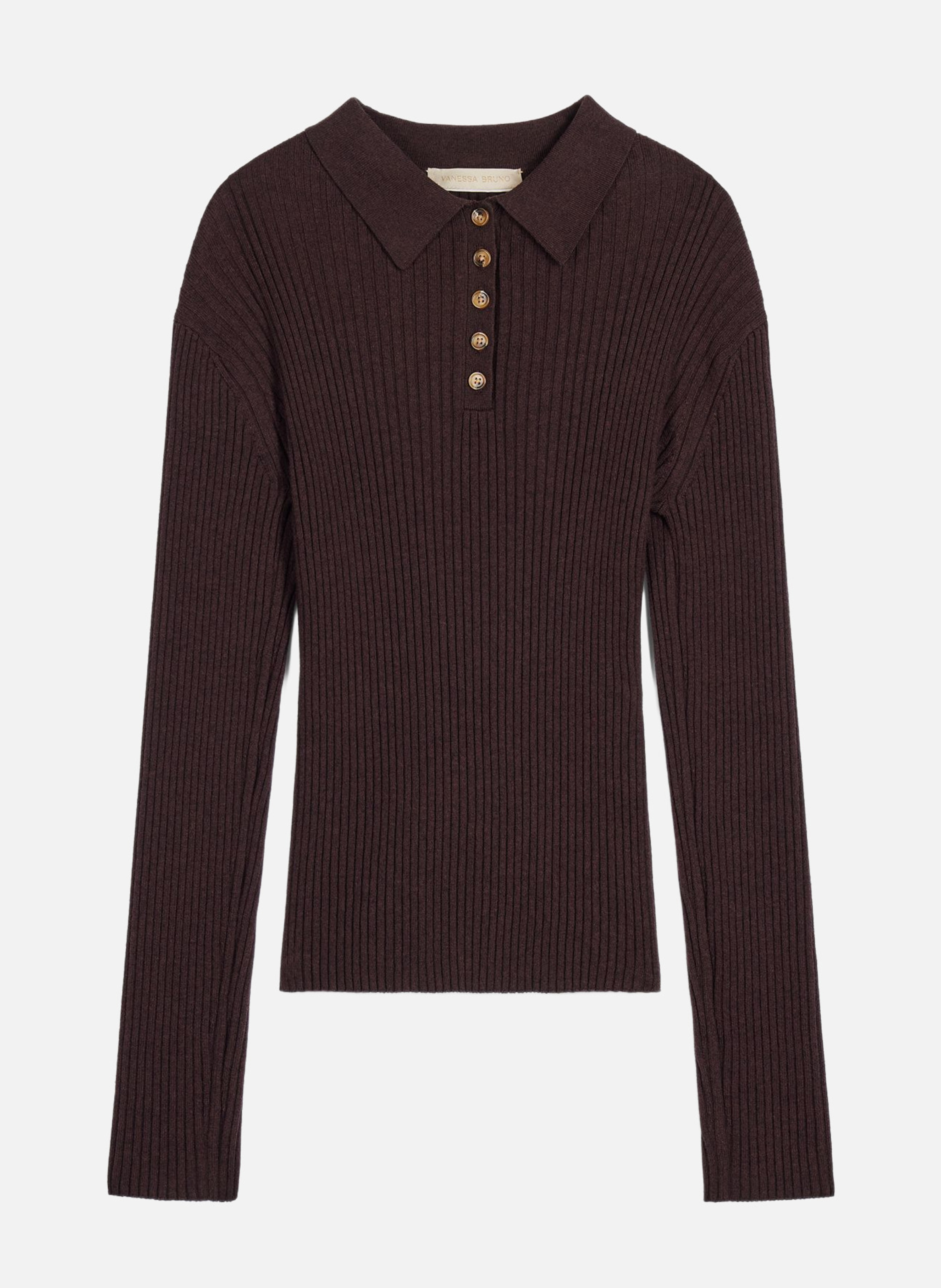 Polo hoche VANESSA BRUNO Marron