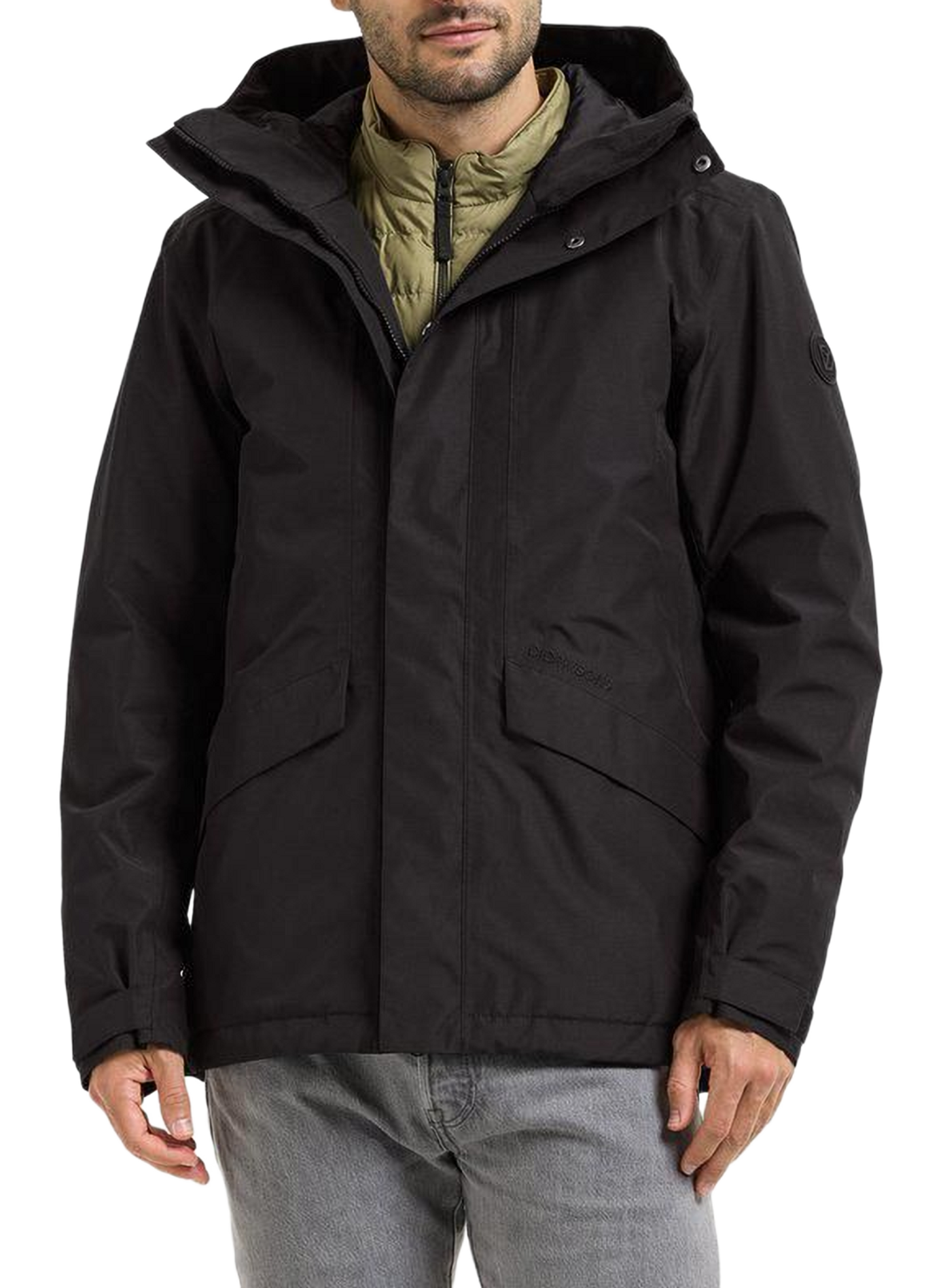 Adam Hooded Puffer Jacket DIDRIKSONS Black