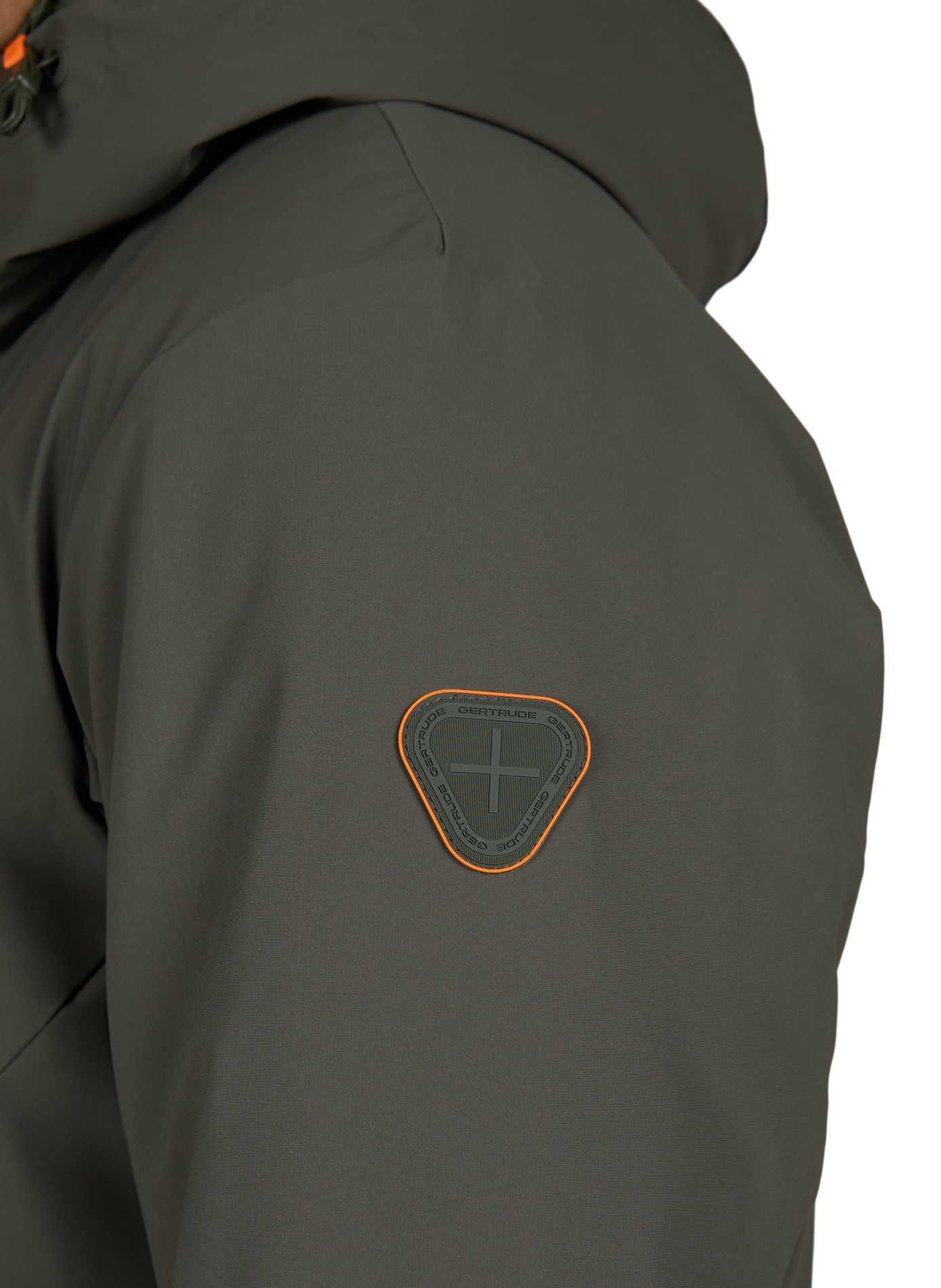 Jacke mit Stehkragen und Kapuze GERTRUDE Grun