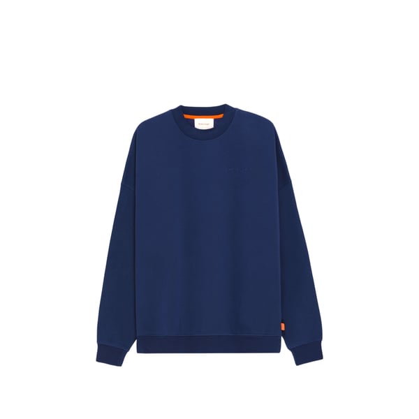 Pull oversize col rond en coton mélangé Pull oversize col rond en coton mélangé
