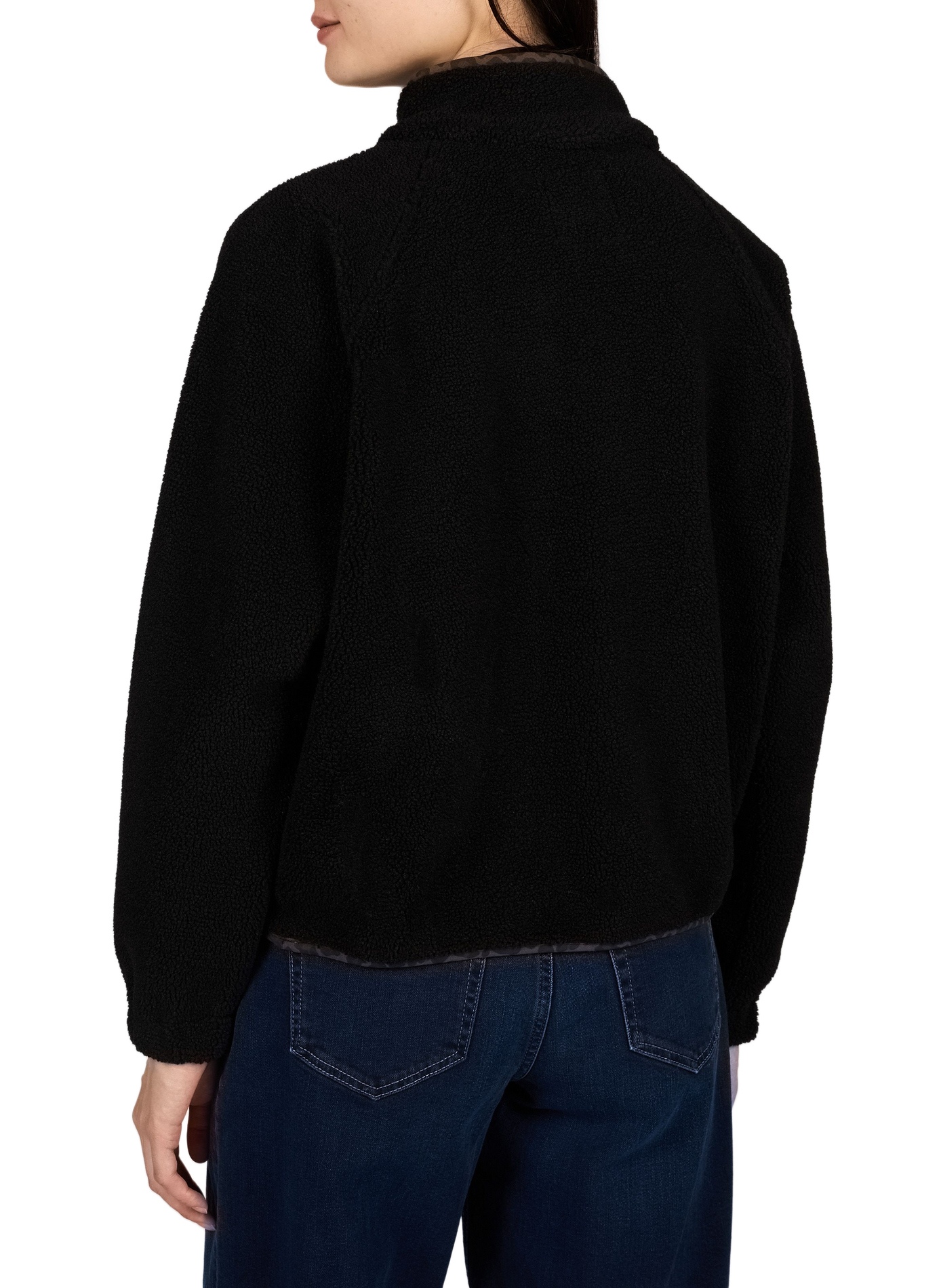 Oversized GIANY fleece jacket LAURE+MAX Black