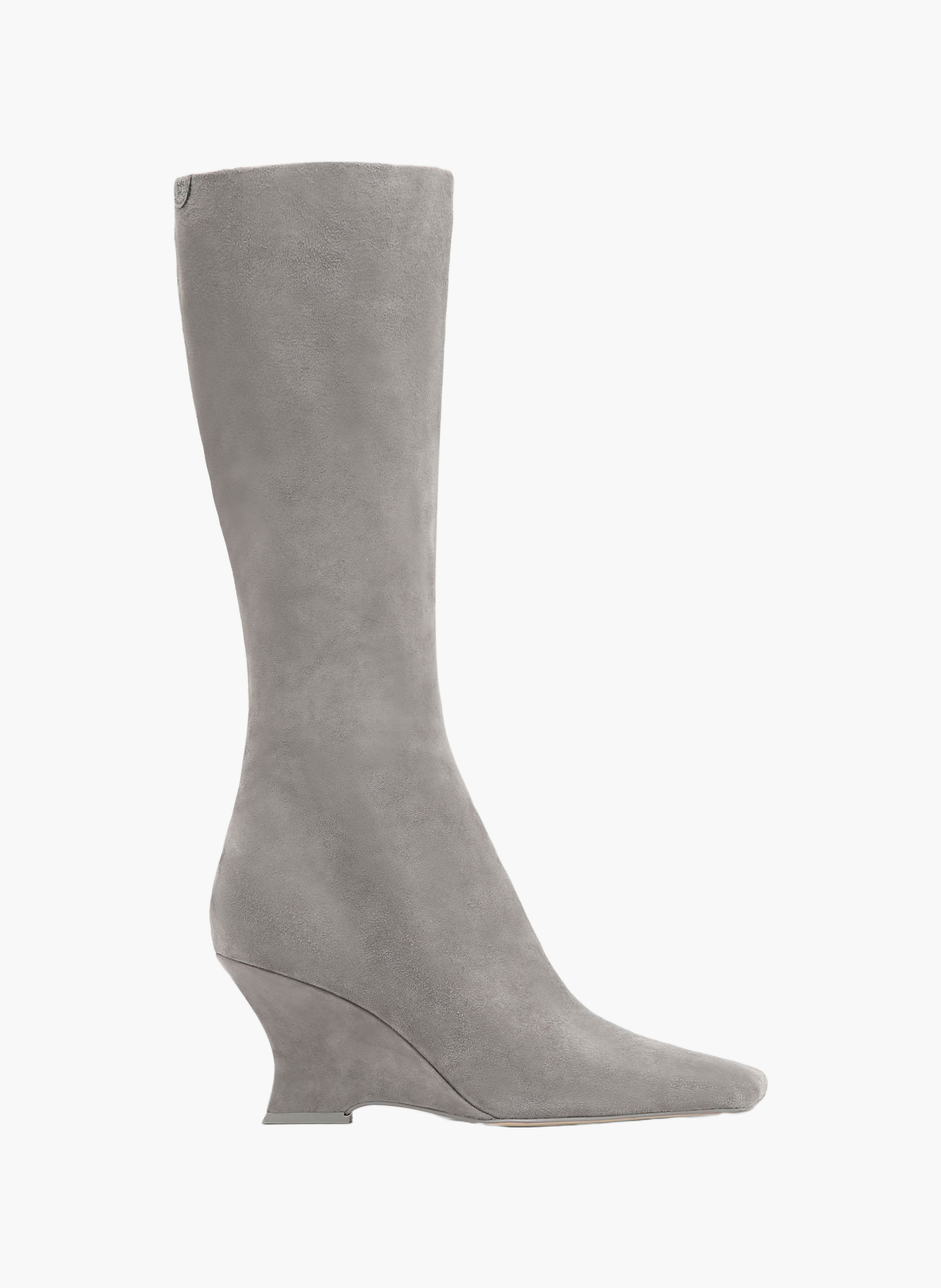 Bottines hattie en daim NAKED WOLFE Gris