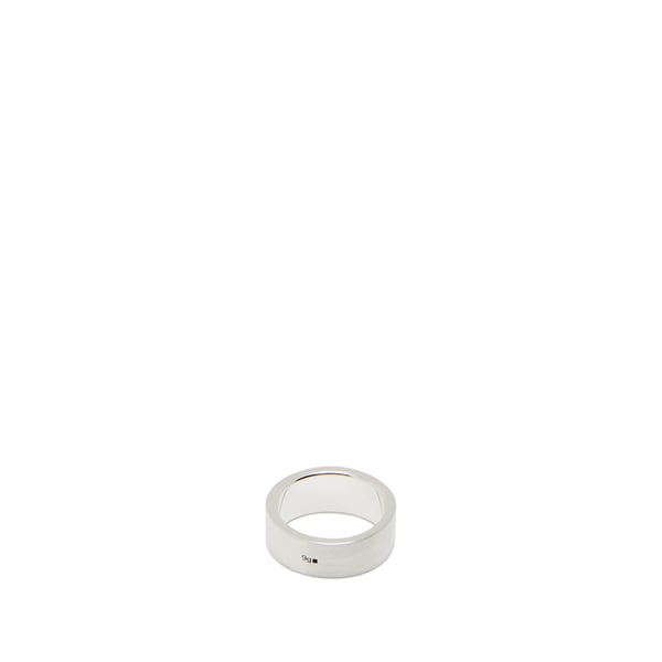 Bague 9g en argent lisse brossé
