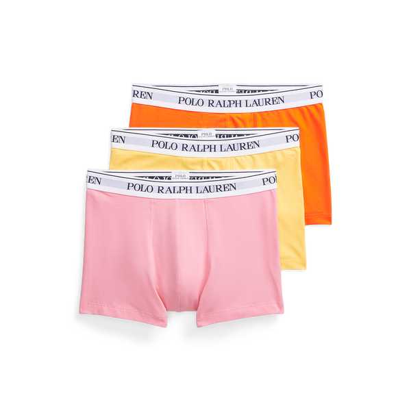 Polo Ralph Lauren Pack Of Three Stretch Cotton Boxers In Multi