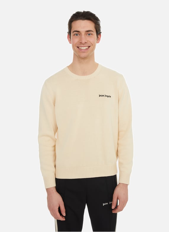 Pull en maille Blanc