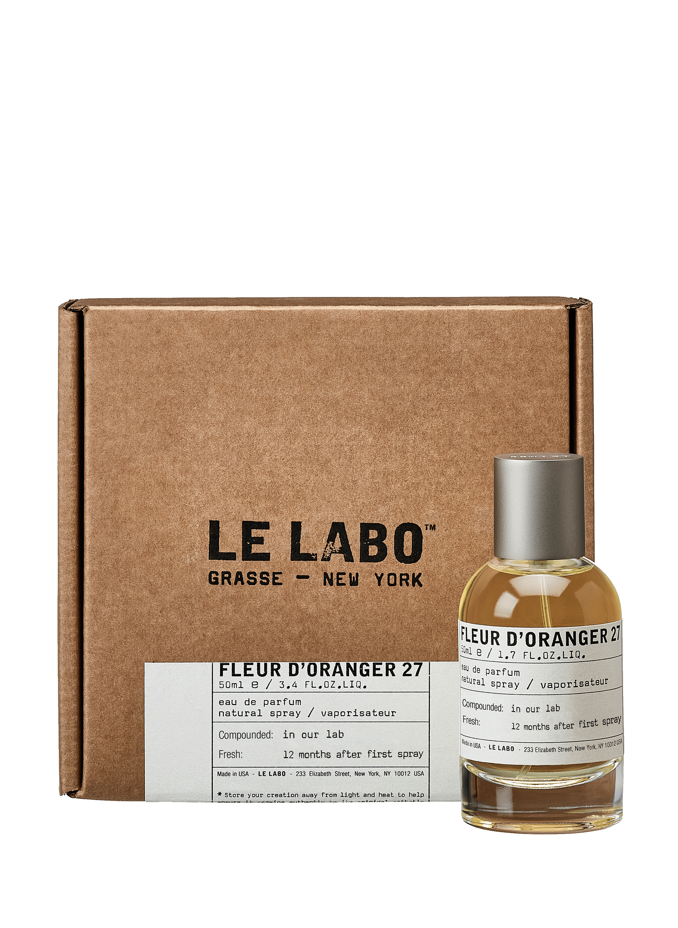 LELABO FLEUR D'ORANGER 27 オードパルファム 50ml Fleur d'oranger 27 eau de parfum No color Le labo - Beauté