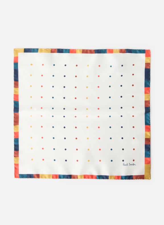 Pochette de costume en soie Beige by PAUL SMITH PAUL SMITH Pochette de costume en soie Beige